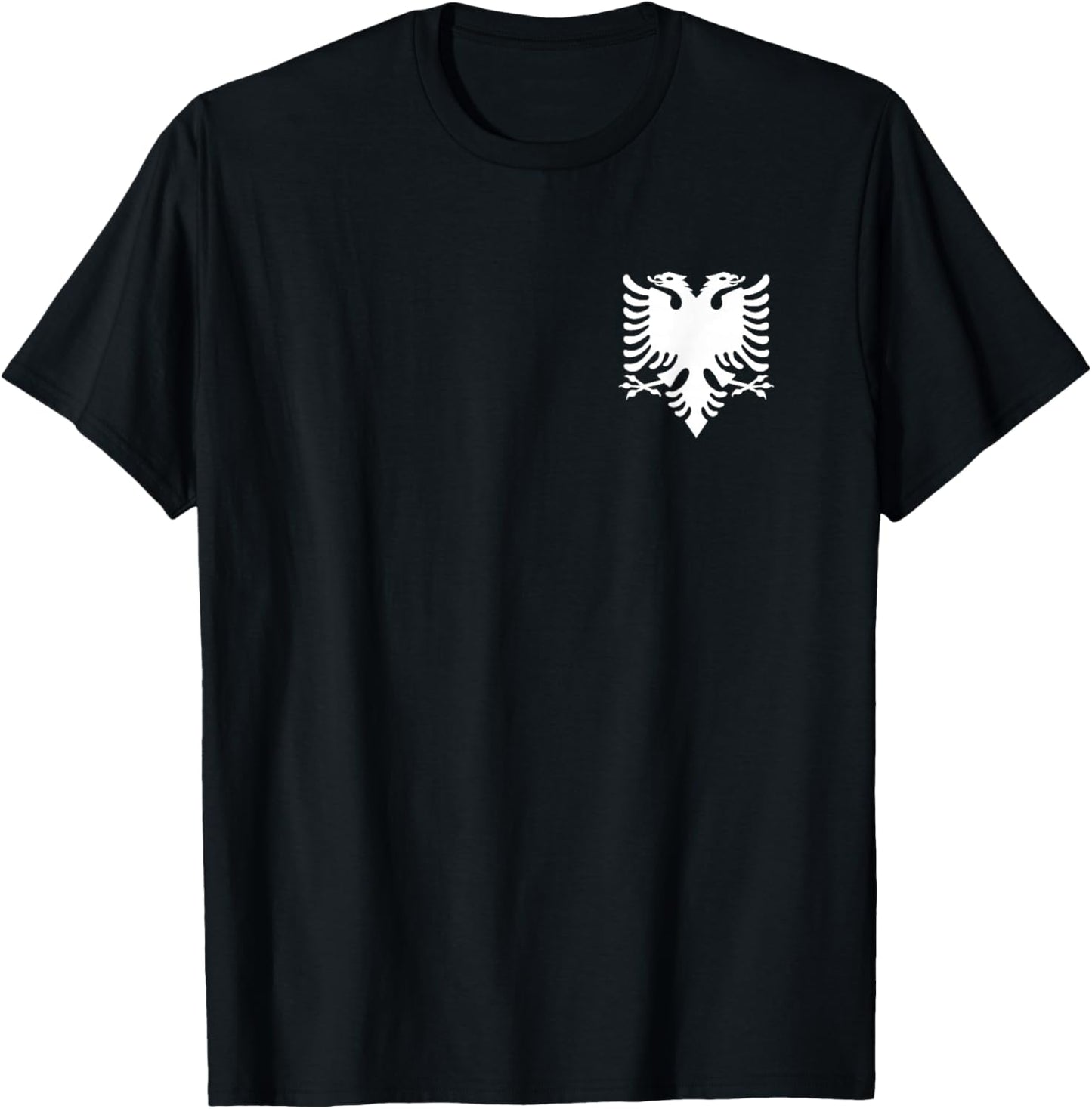 Albanian Flag Shqip Shqiponja Albanian Eagle Albania T-Shirt - T-Shirt | Black