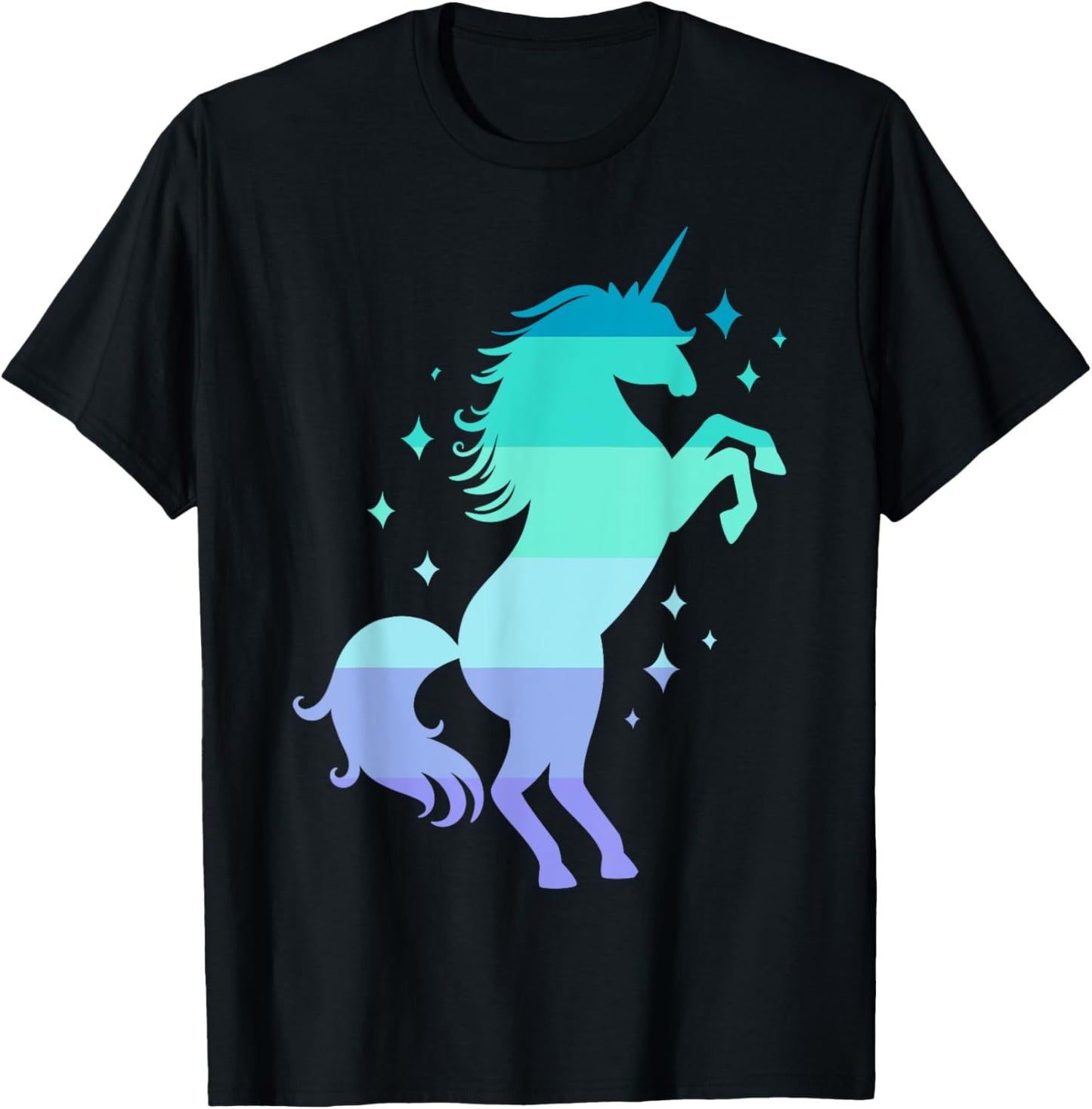 Neptunic Pride Flag Unicorn Neptunic Flag T-Shirt - T-Shirt | Black