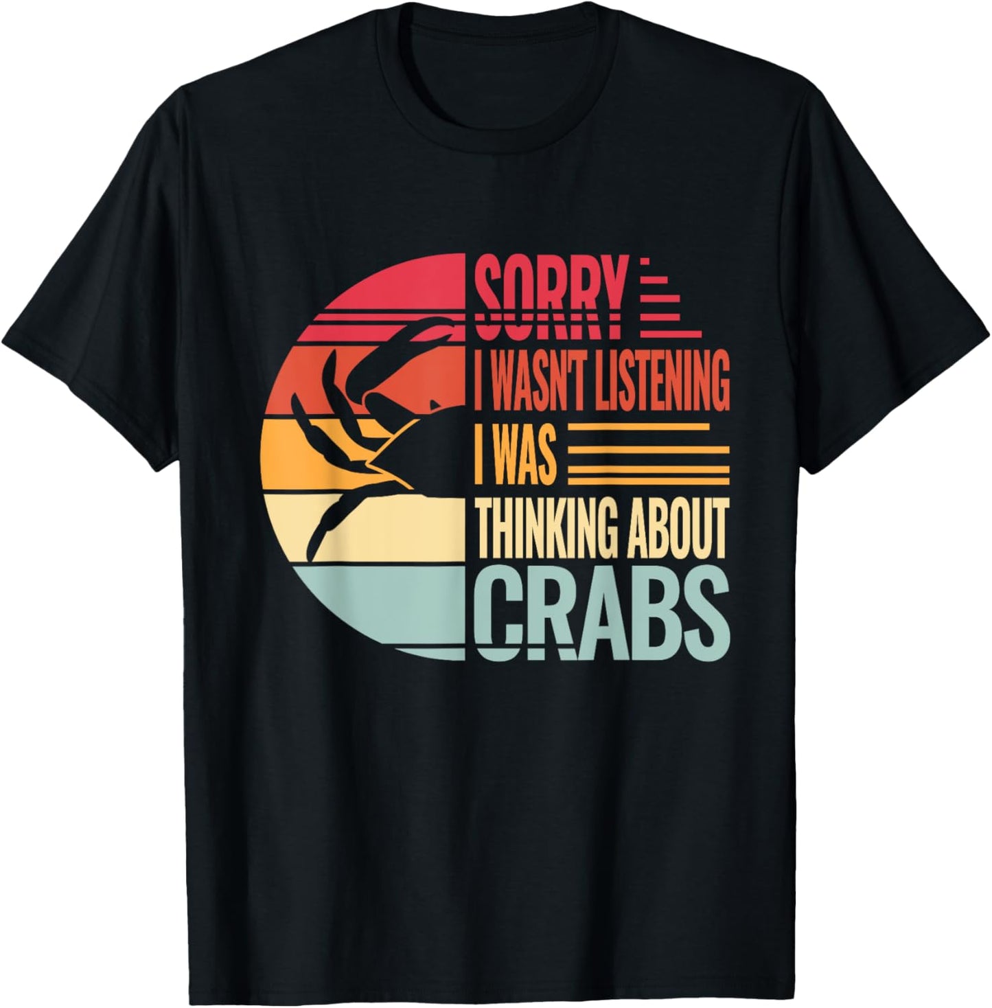 Crab Crabmeat Seafood Crabbing Crabs Crabby T-Shirt - T-Shirt | Black