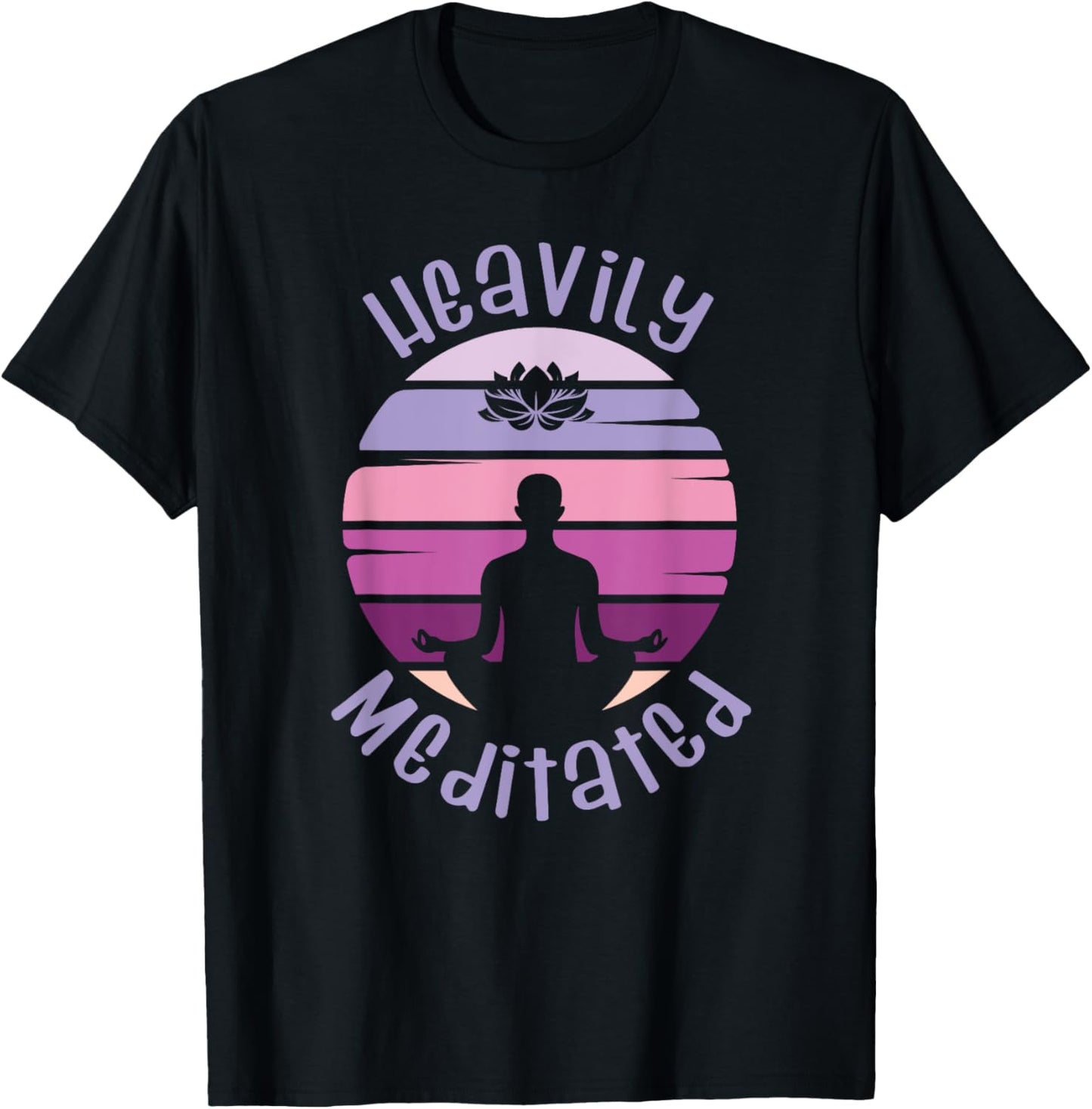 Heavily meditated yoga meditation spiritual T-Shirt - T-Shirt | Black