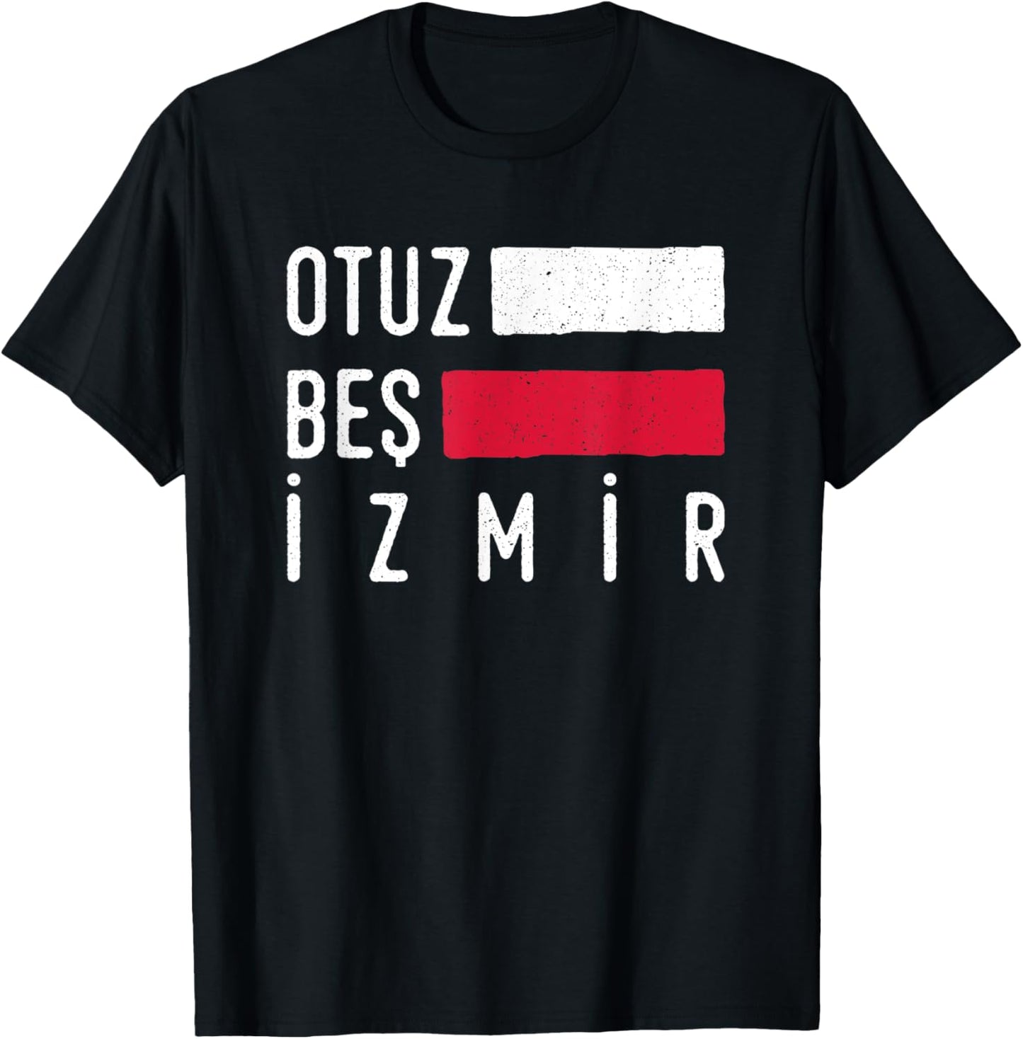 35 Izmir Turkey Türkiye Buca Bornova Konak Karsiyaka T-Shirt - T-Shirt | Black