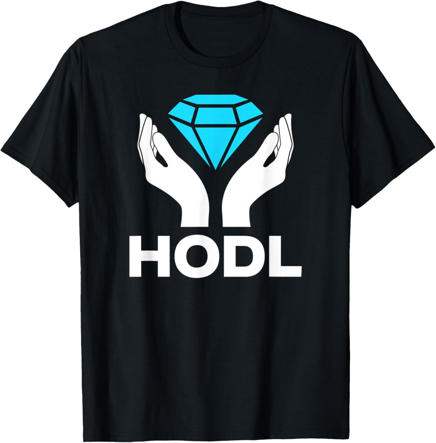 Diamonds Hands HODL - Wall Street Game Stocks Bets Memes T-Shirt - T-Shirt | Black