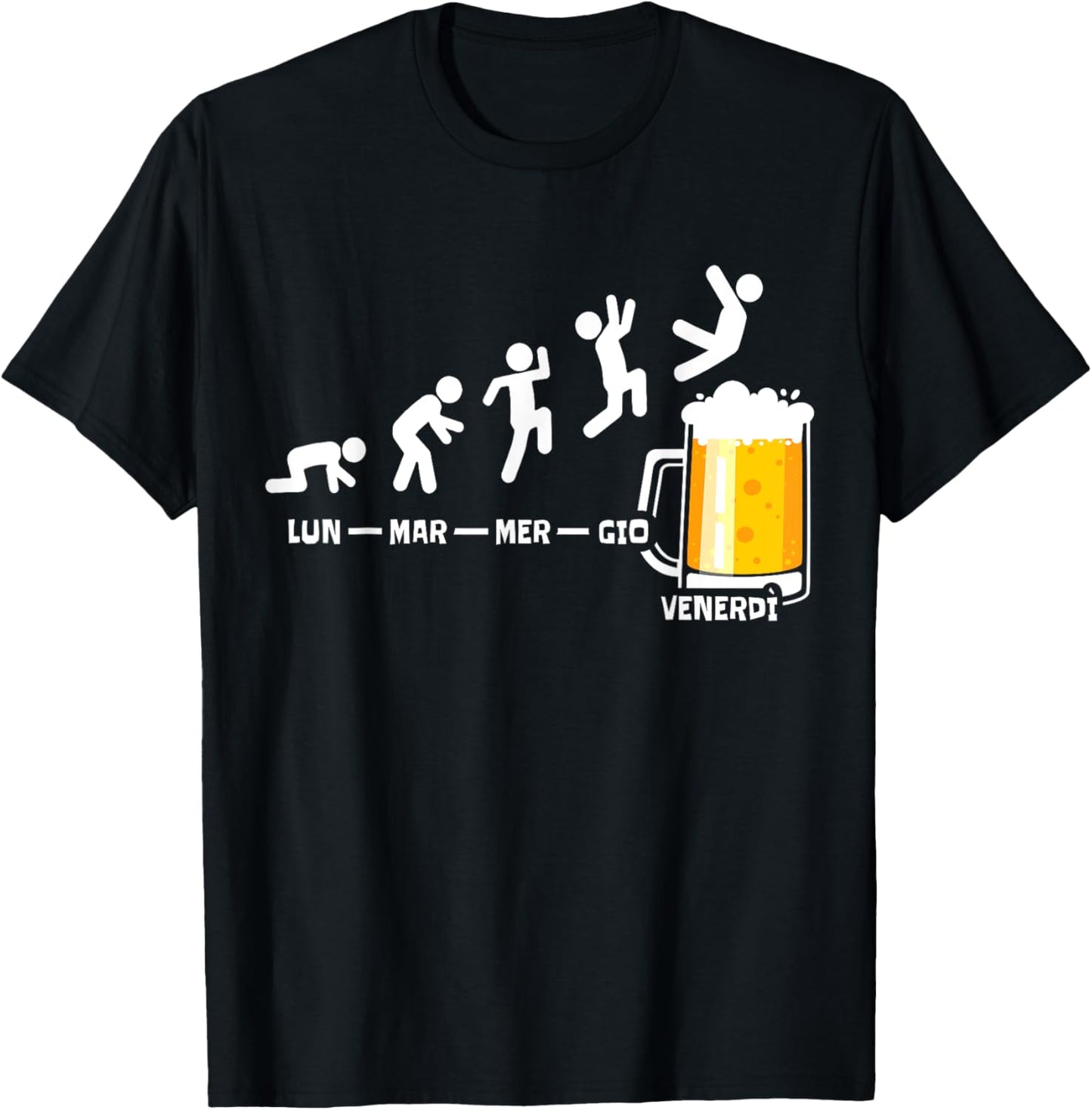 Beer Friday Weekend Week Beers Fridays Funny Beer Drinker T-Shirt - T-Shirt | Black