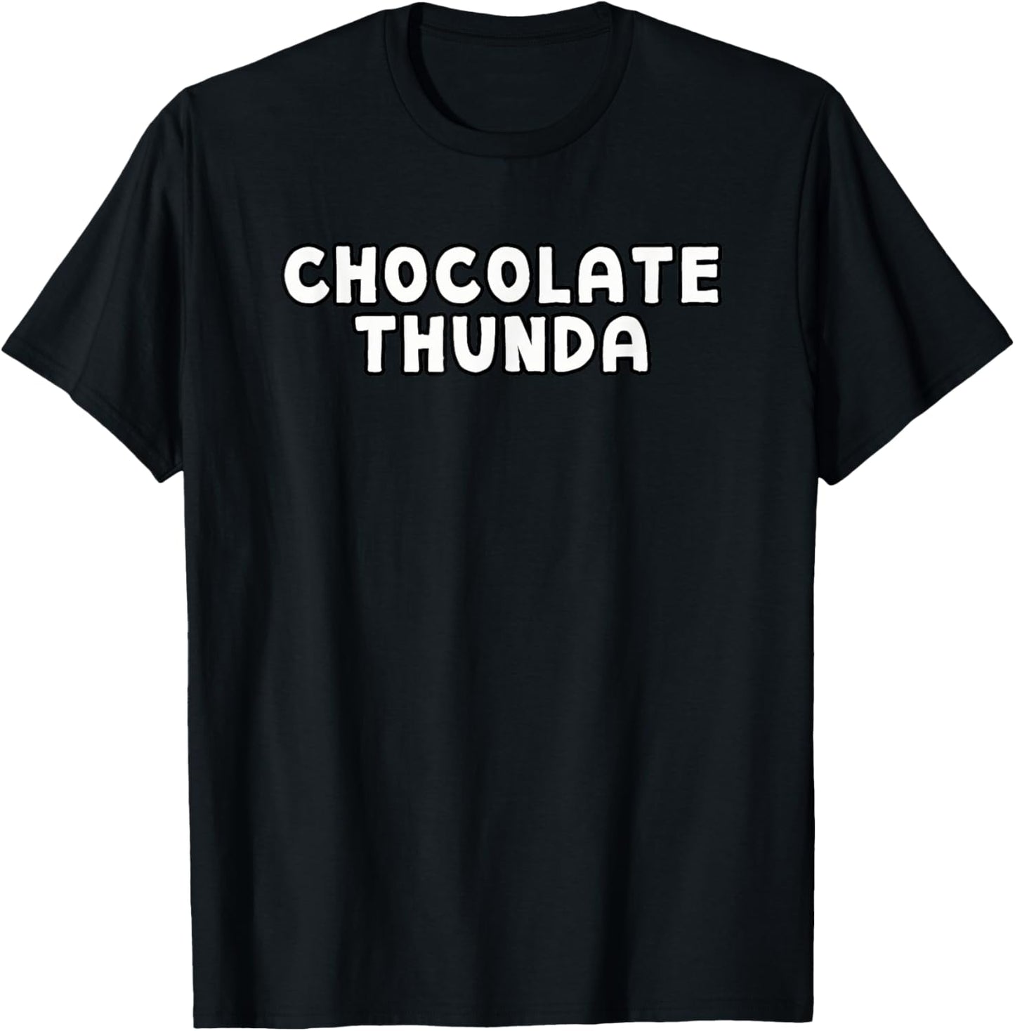 Chocolate Thunda Proud Black African American Thunder T-Shirt - T-Shirt | Black