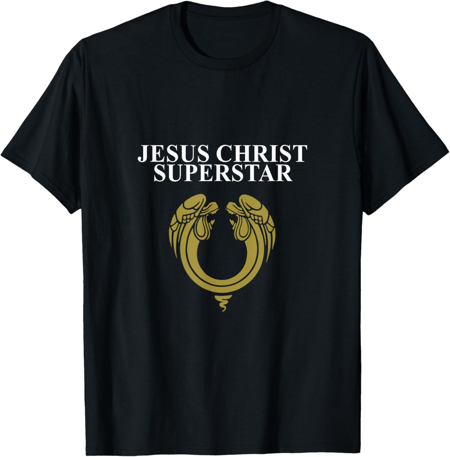 Andrew Lloyd Webber 'Jesus Christ Superstar' 1970 Classic Logo Black T-Shirt - T-Shirt | Black