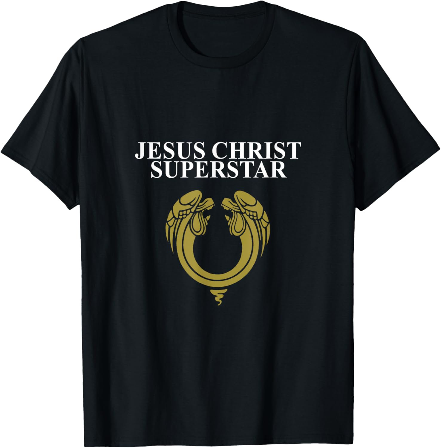 Andrew Lloyd Webber 'Jesus Christ Superstar' 1970 Classic Logo Black T-Shirt - T-Shirt | Black