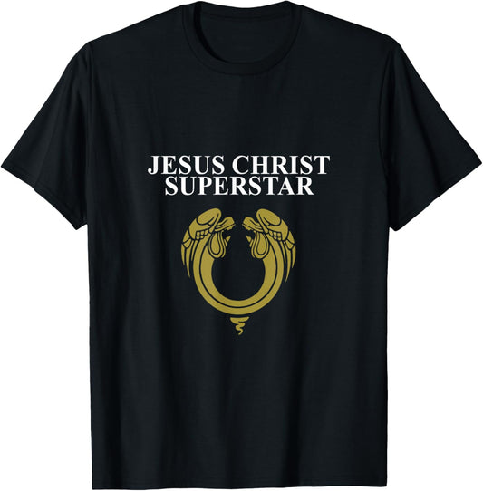Andrew Lloyd Webber 'Jesus Christ Superstar' 1970 Classic Logo Black T-Shirt - T-Shirt | Black