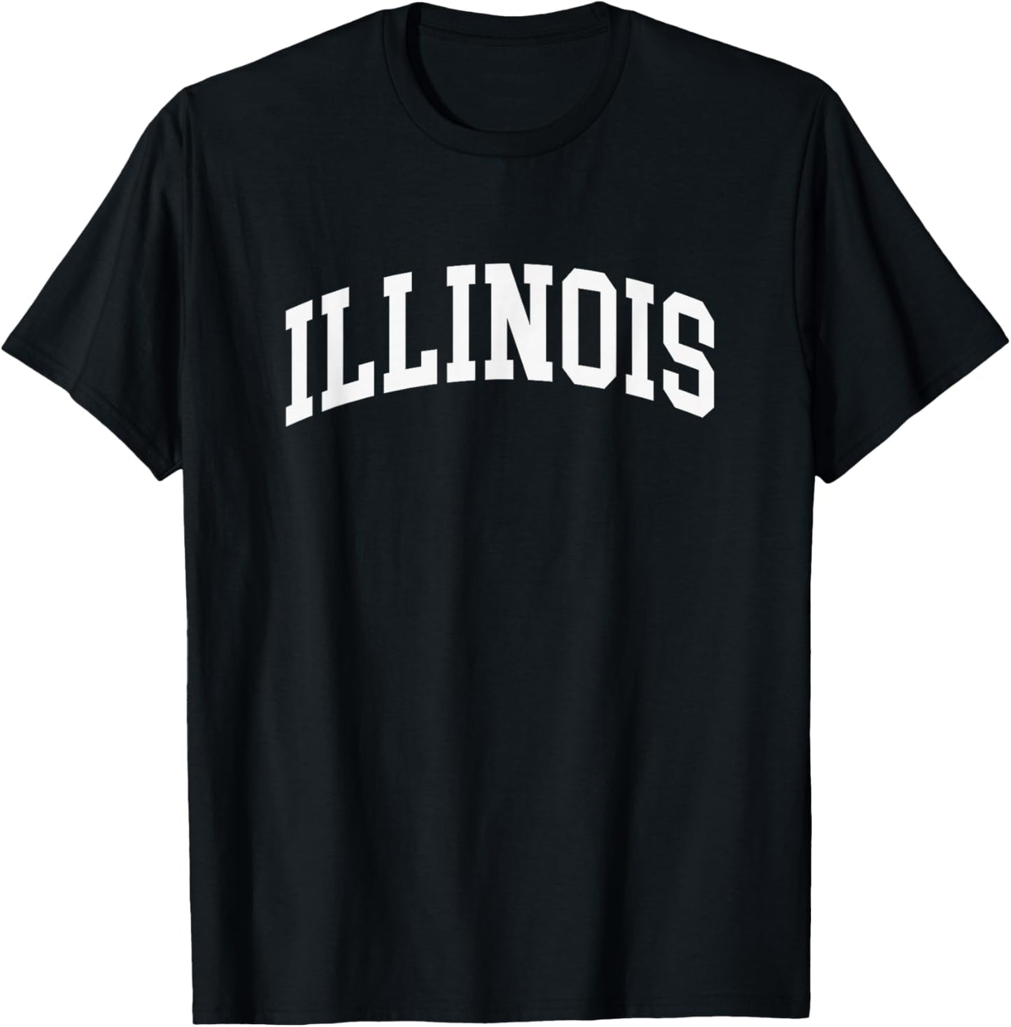 Illinois - Throwback Design - Classic T-Shirt - T-Shirt | Black