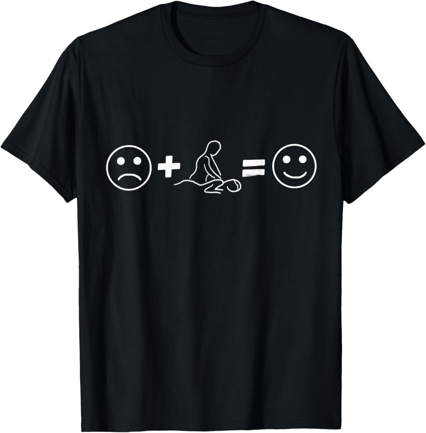 Massage Therapist Happy Masseur Spa Emotion Massaging T-Shirt - T-Shirt | Black