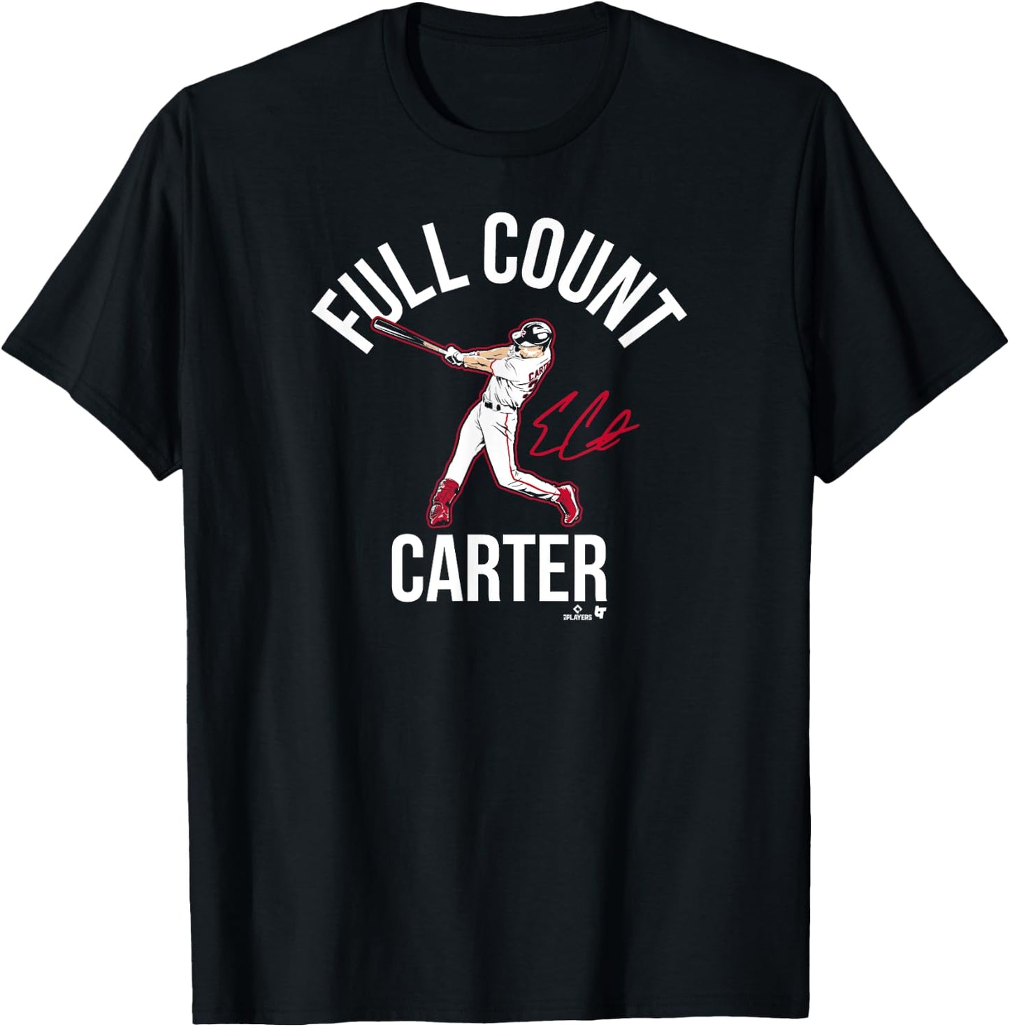 Evan Carter - Full Count Carter - Texas Baseball T-Shirt - T-Shirt | Black