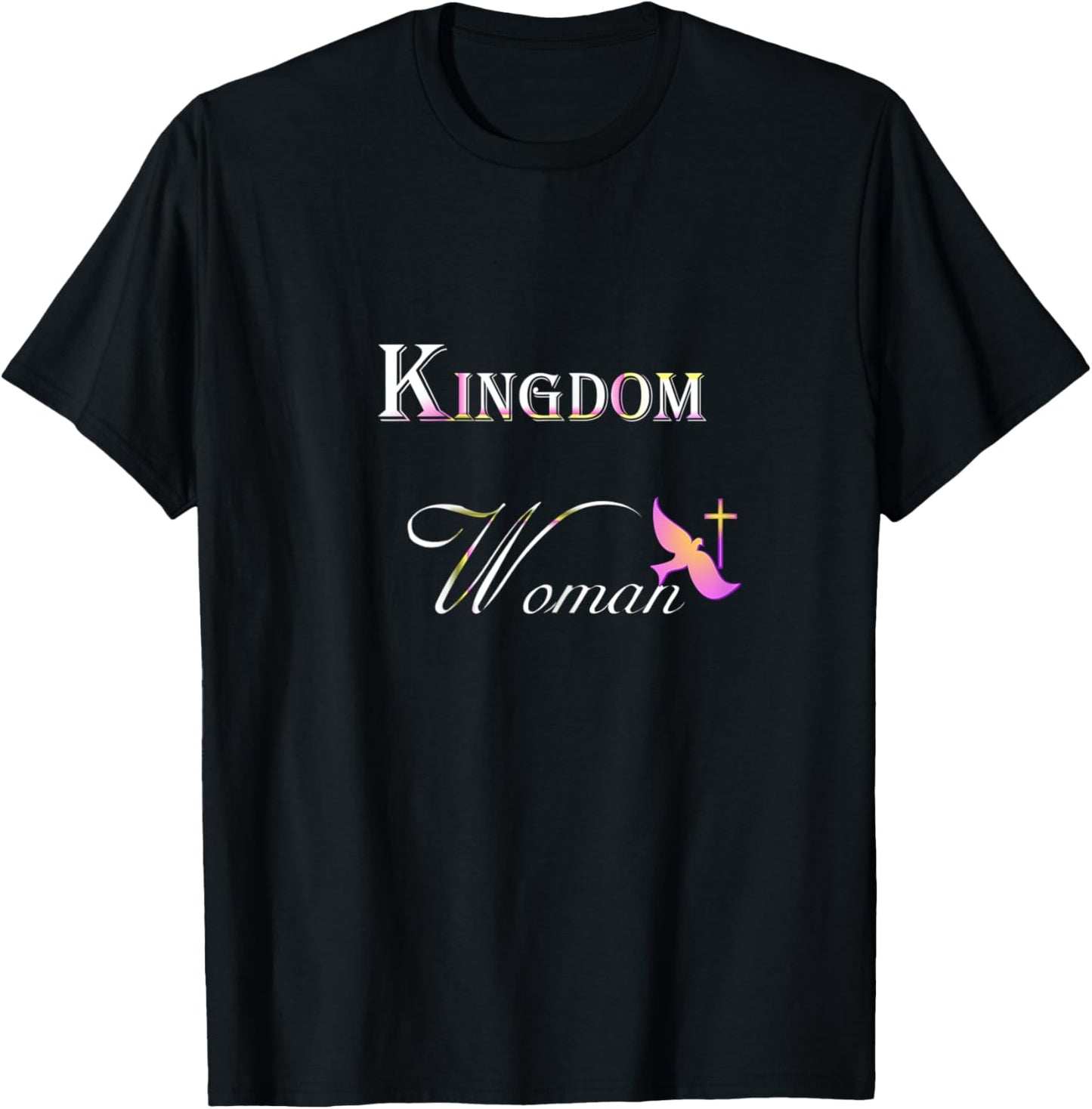 King Woman-Woman In The Kingdom Of God T-Shirt - T-Shirt | Black