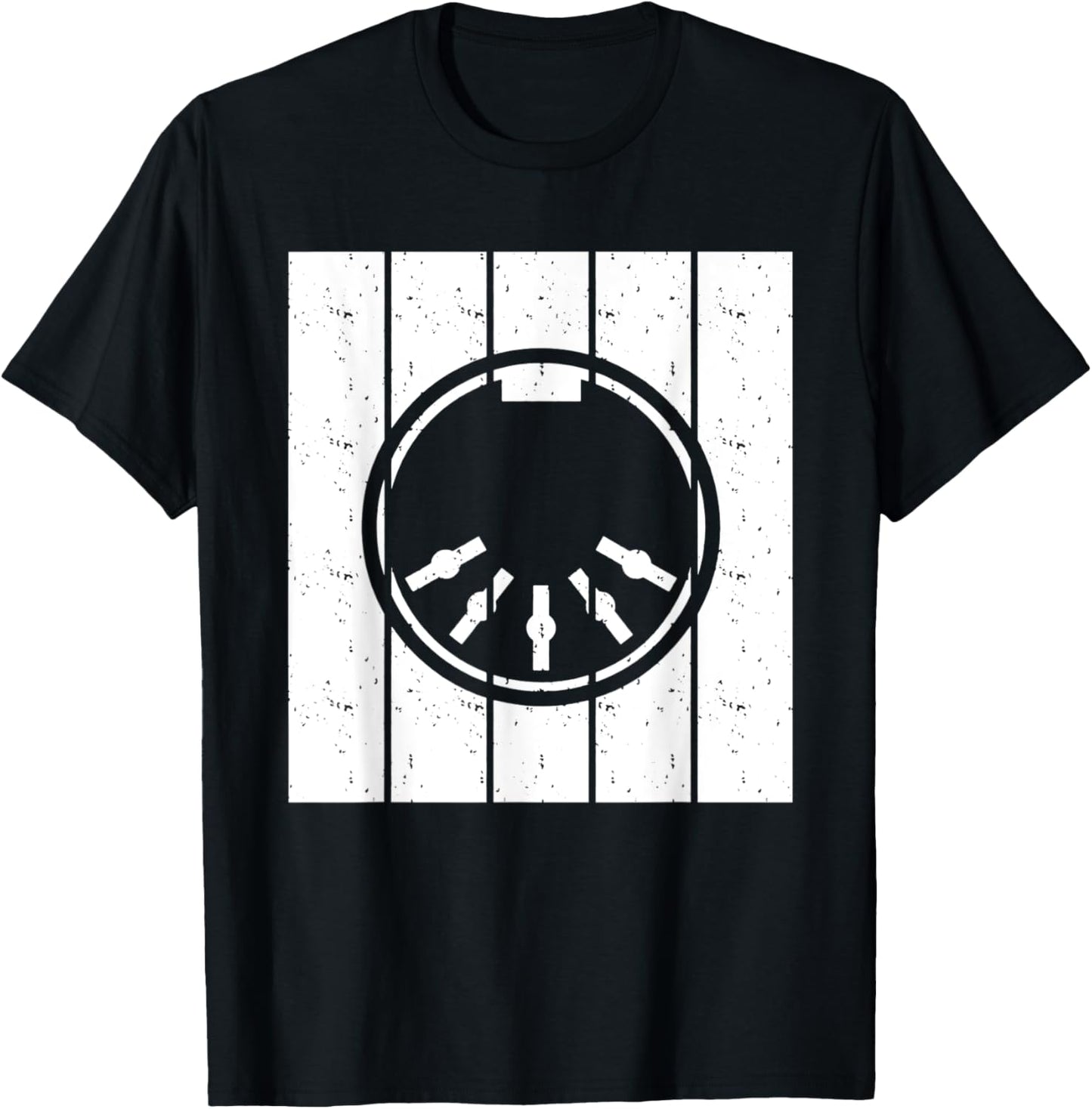 Midi Techno Synthesizer Synth Analogue Digital T-Shirt - T-Shirt | Black