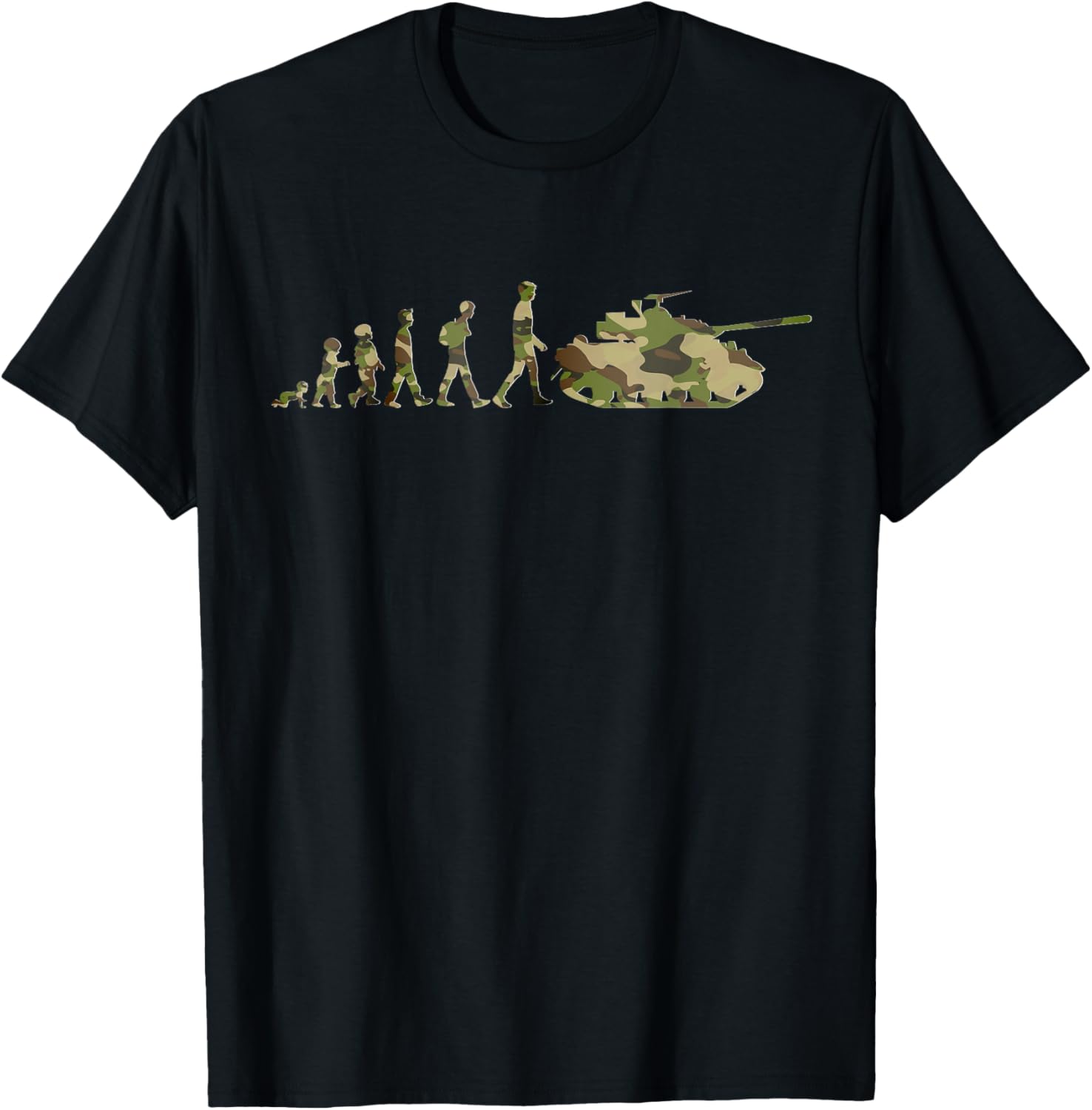 Army Evolution Tank T-Shirt - T-Shirt | Black