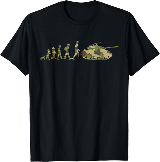 Army Evolution Tank T-Shirt - T-Shirt | Black