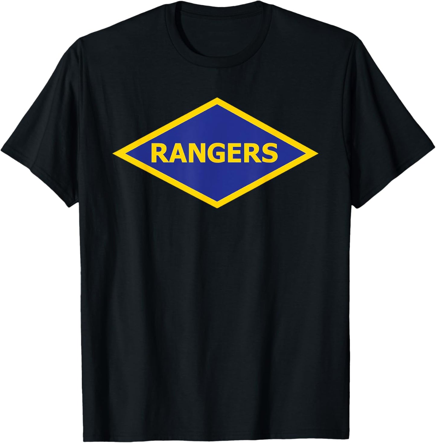 Army Ranger WW2 Diamond T-Shirt - T-Shirt | Black