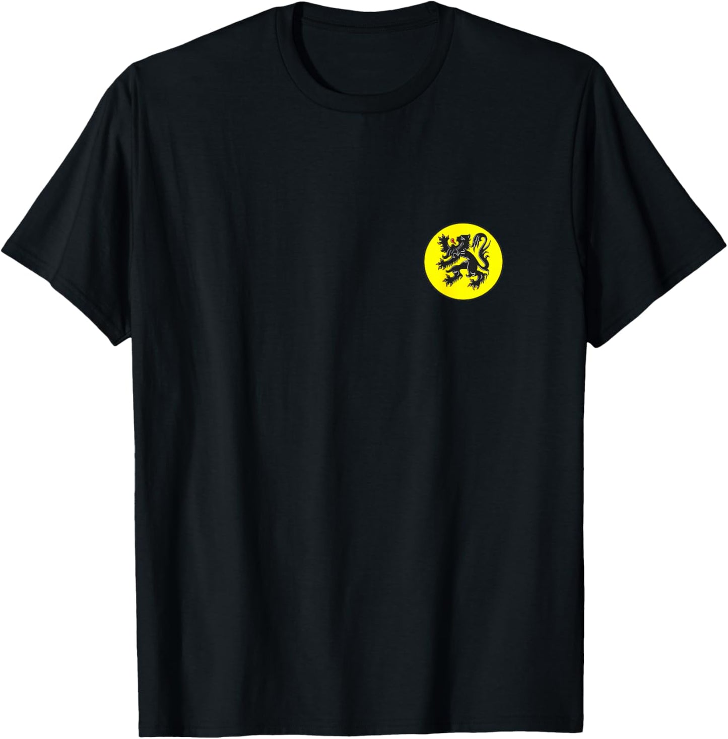 Flanders Vlaanderen Pride Vlaamse Leeuw Flemish Lion Pride T-Shirt - T-Shirt | Black