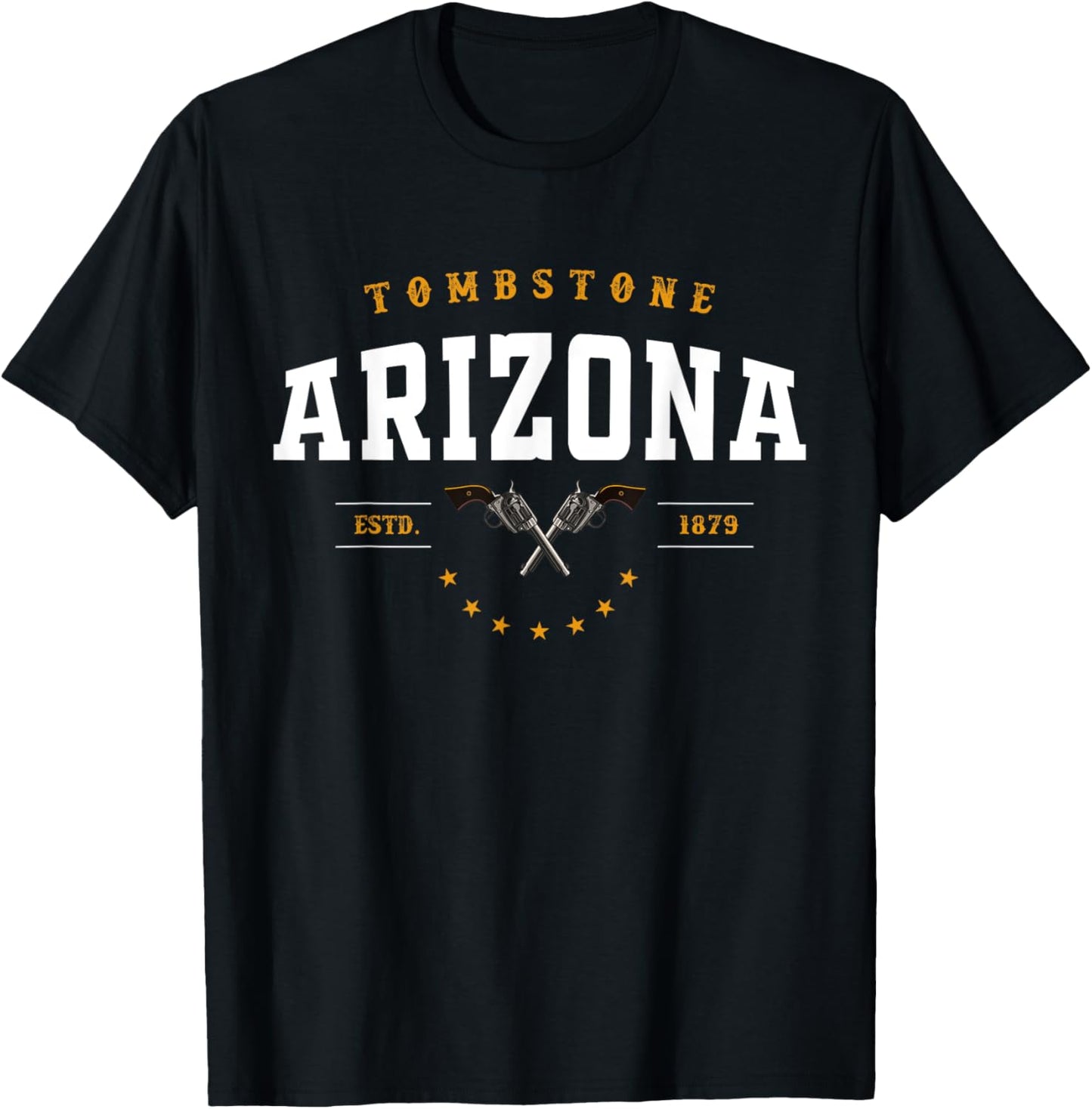 Cowboy and western movie or tombstone arizona T-Shirt - T-Shirt | Black