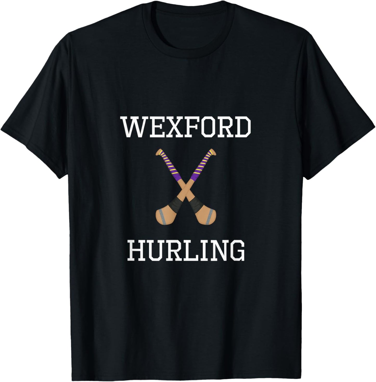Wexford Hurling Irish County Ireland Hurling T-Shirt - T-Shirt | Black