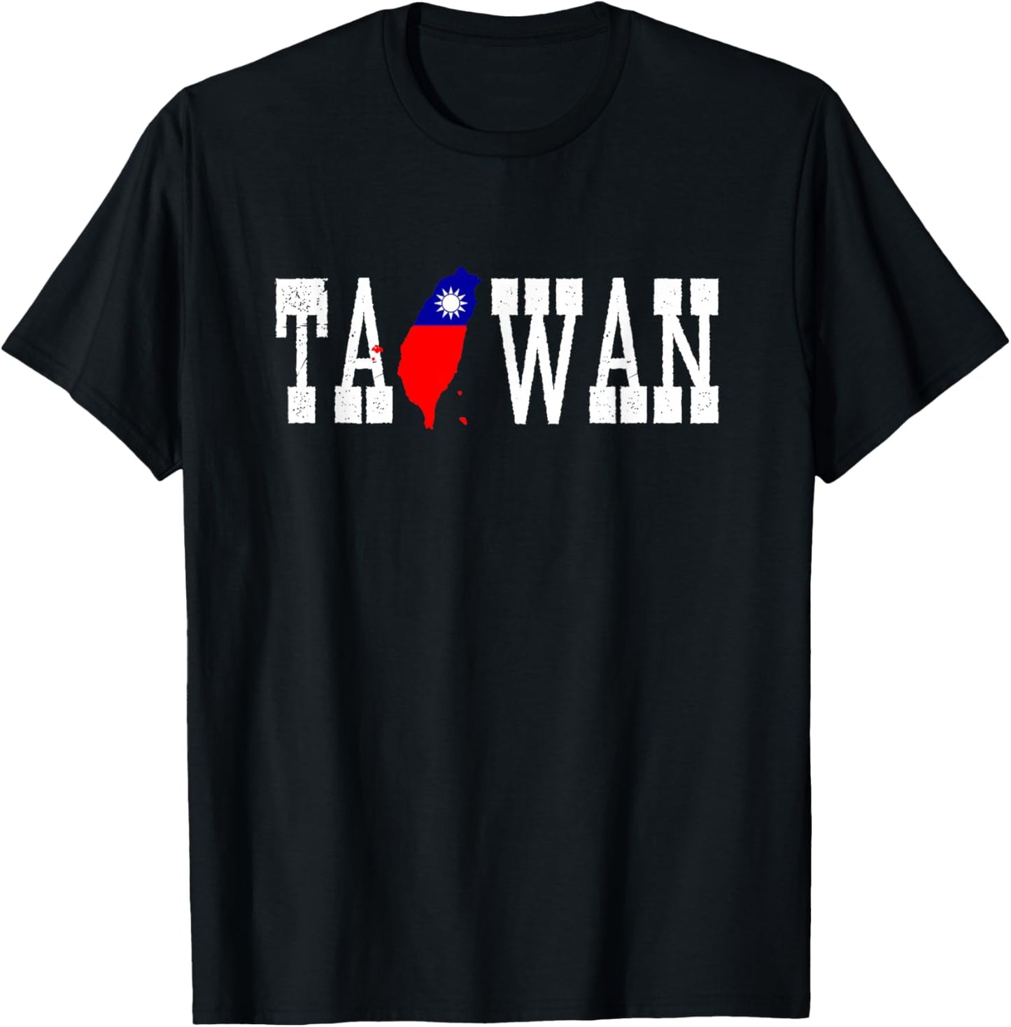 Taiwan Jersey for Love Taiwan Flag Silhouette Taiwanese T-Shirt - T-Shirt | Black
