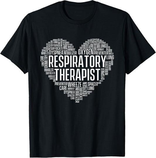 Respiratory Therapy - RT Therapist Pulmonology Lung Doctor T-Shirt - T-Shirt | Black