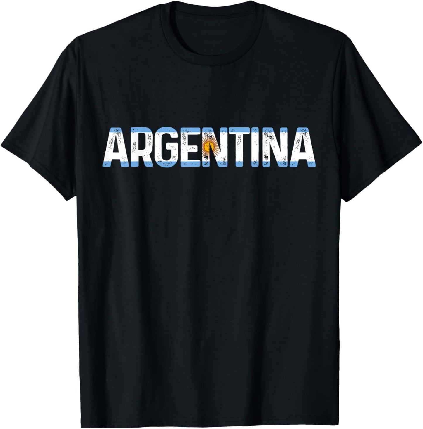 Argentina Argentina Flag T-Shirt - T-Shirt | Black
