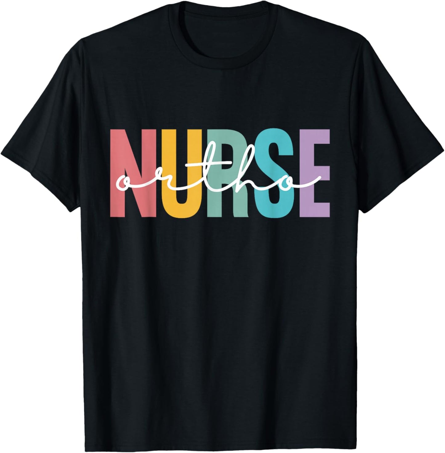 Ortho Nurse Nursing Cute Men Women RN Ortho Orthopedic Nurse T-Shirt - T-Shirt | Black