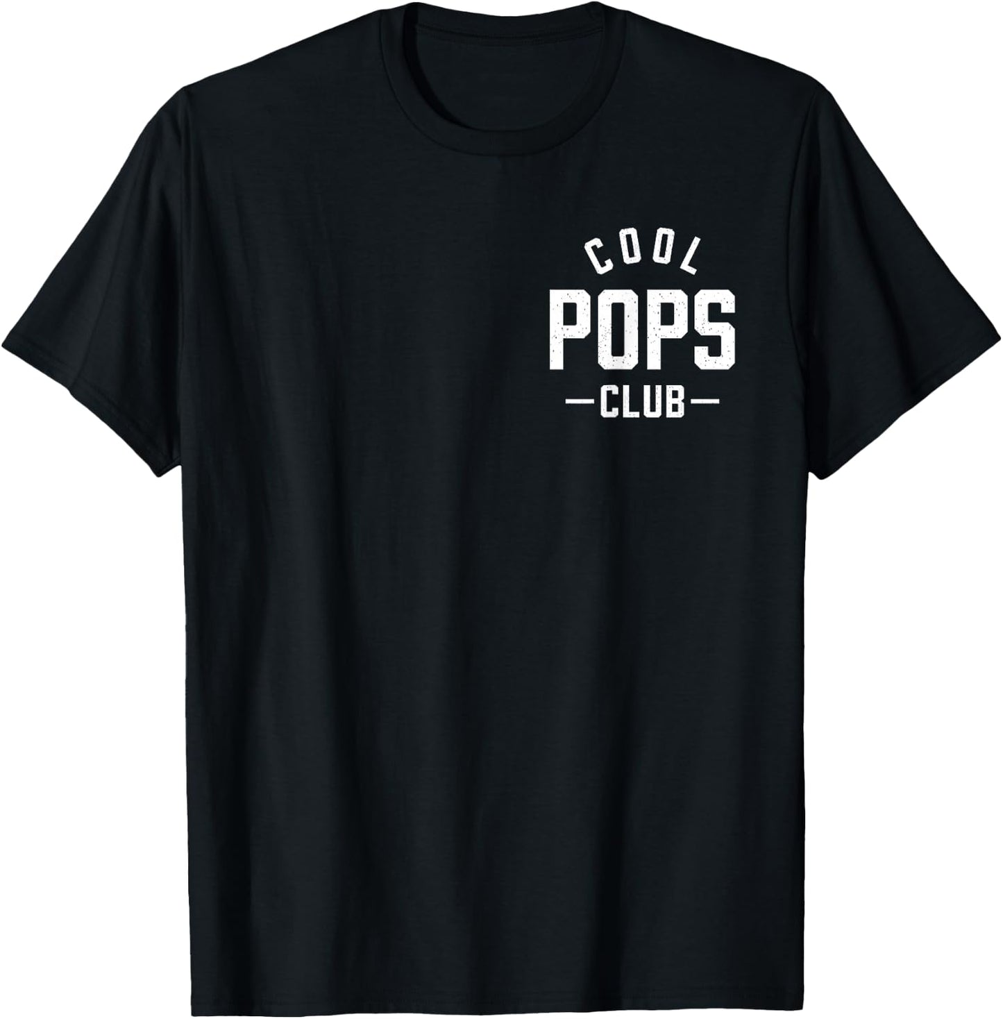 Pocket Cool Pops Club Best Pops Ever Retro Father's Day T-Shirt - T-Shirt | Black
