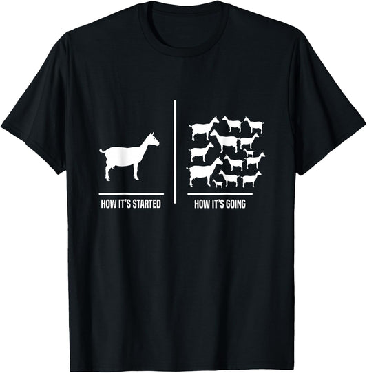 Funny Nigerian Dwarf Goat T-Shirt - T-Shirt | Black