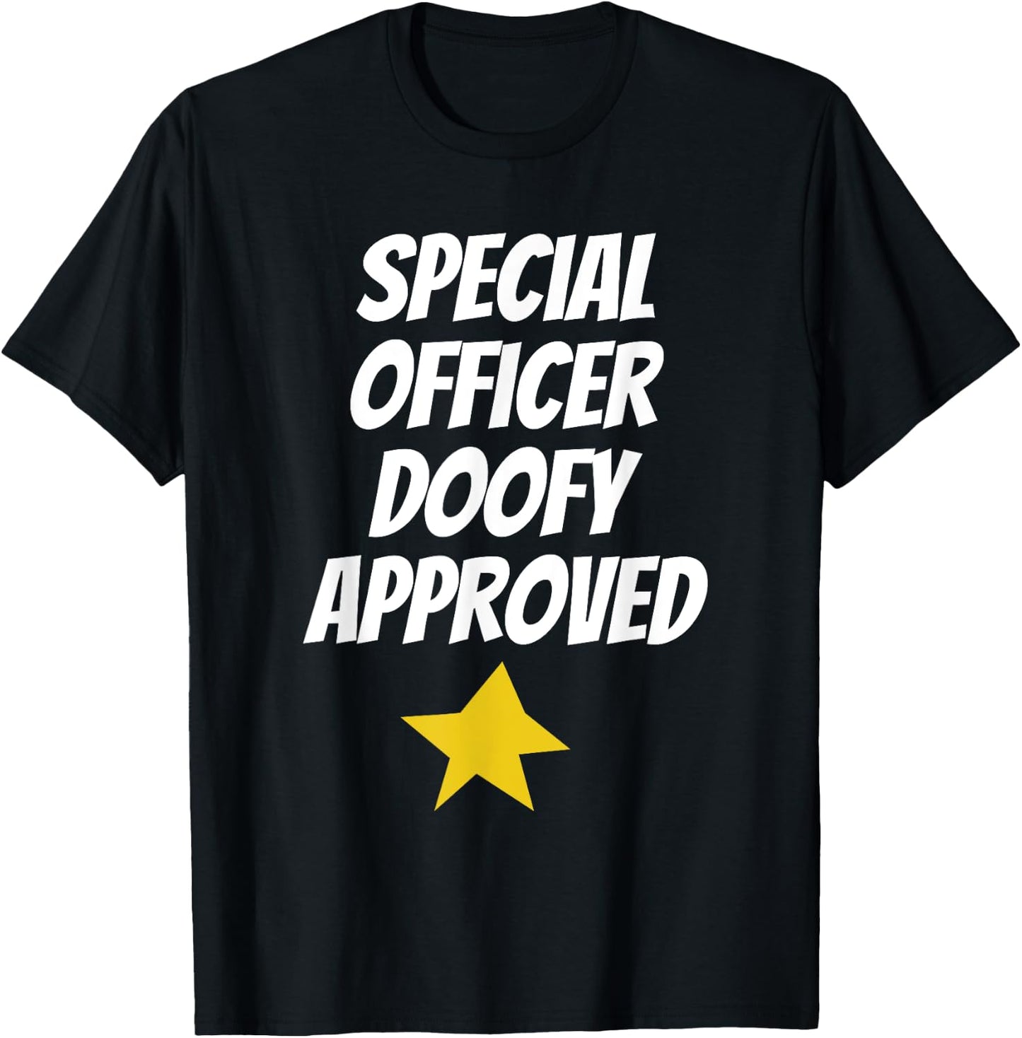Special Officer Doofy Approved Lazy Halloween Costume T-Shirt - T-Shirt | Black