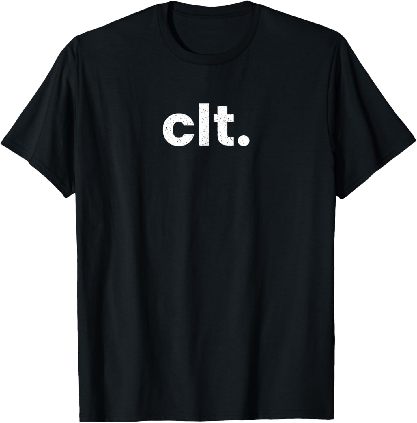 CLT Charlotte North Carolina Airport Code CLT T-Shirt - T-Shirt | Black