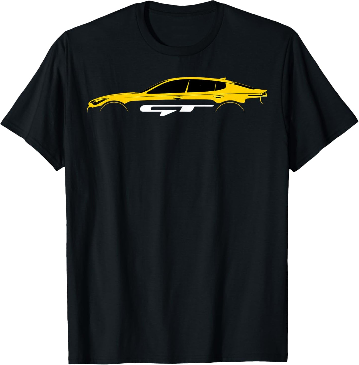 Stinger GT KDM Yellow Silhouette T-Shirt - T-Shirt | Black