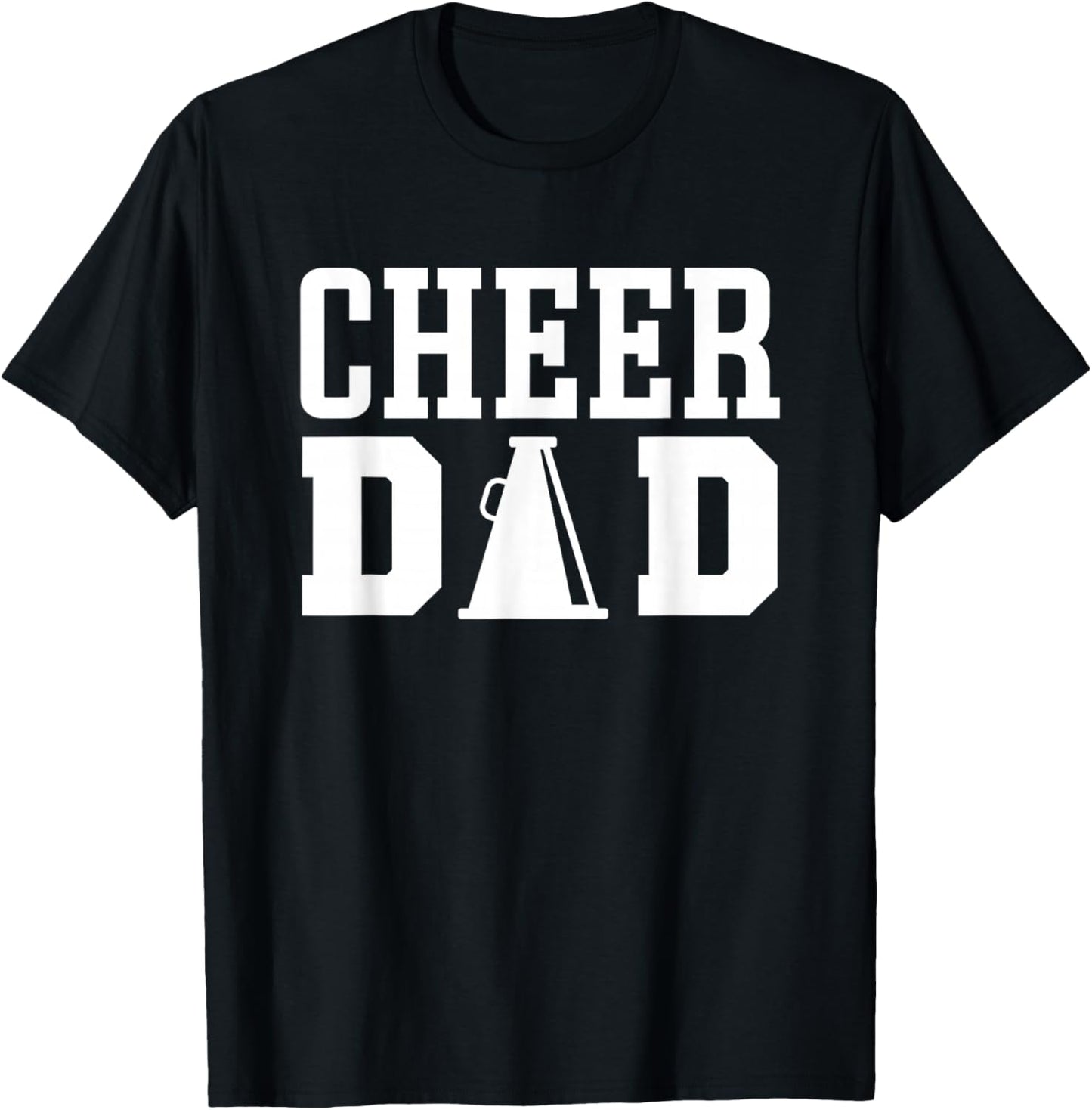 Cheerleading Dad Apparel for Cheer Dad T-Shirt - T-Shirt | Black