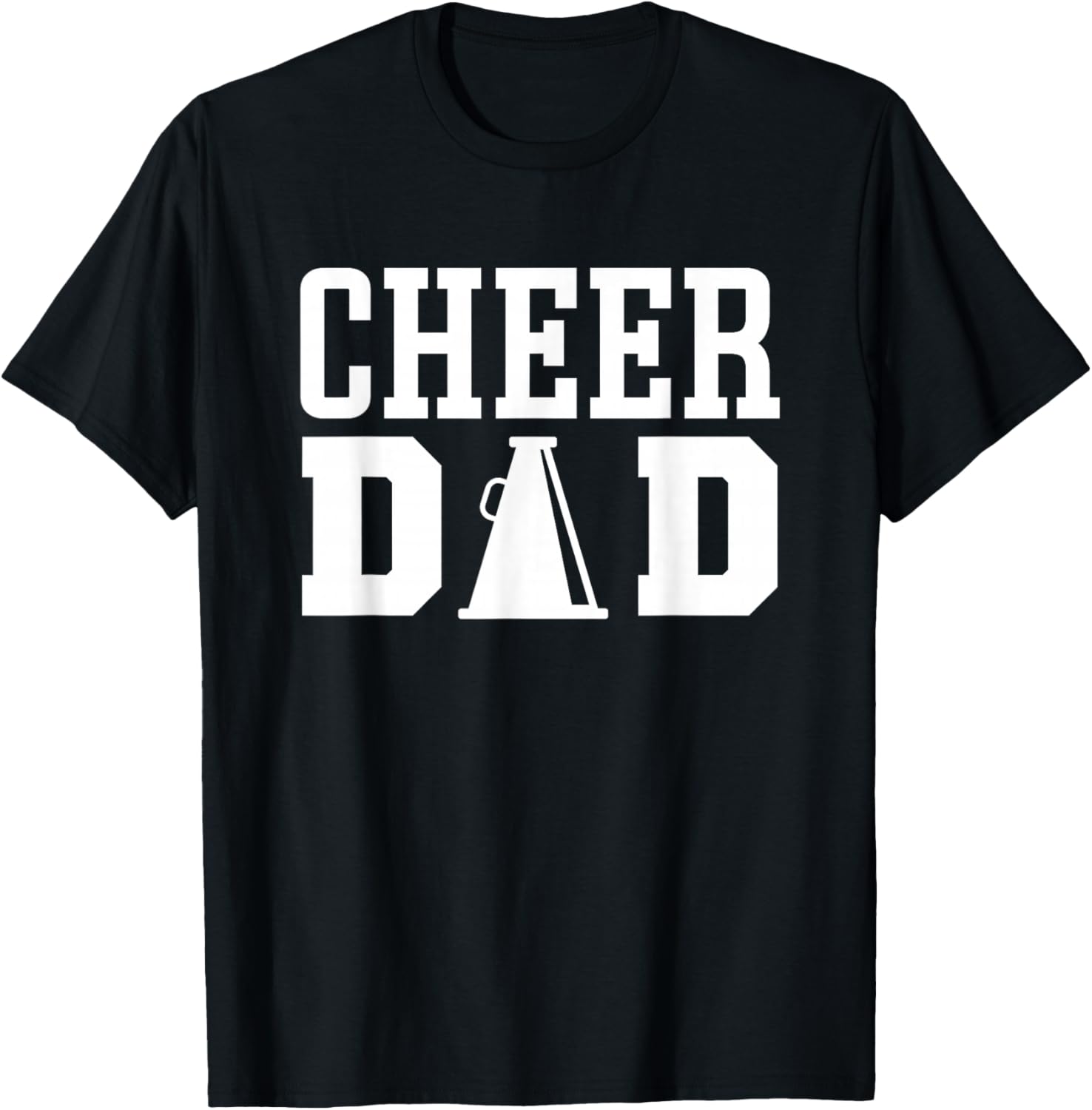 Cheerleading Dad Apparel for Cheer Dad T-Shirt - T-Shirt | Black