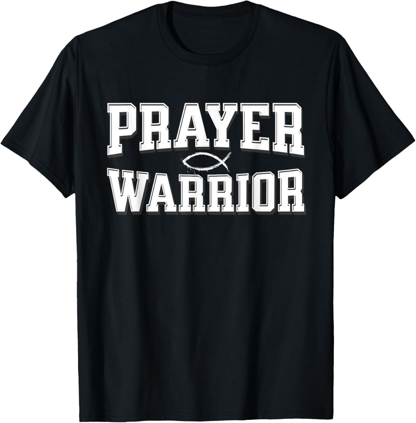 Christian PRAY shirt women, PRAYER WARRIOR T-Shirt - T-Shirt | Black