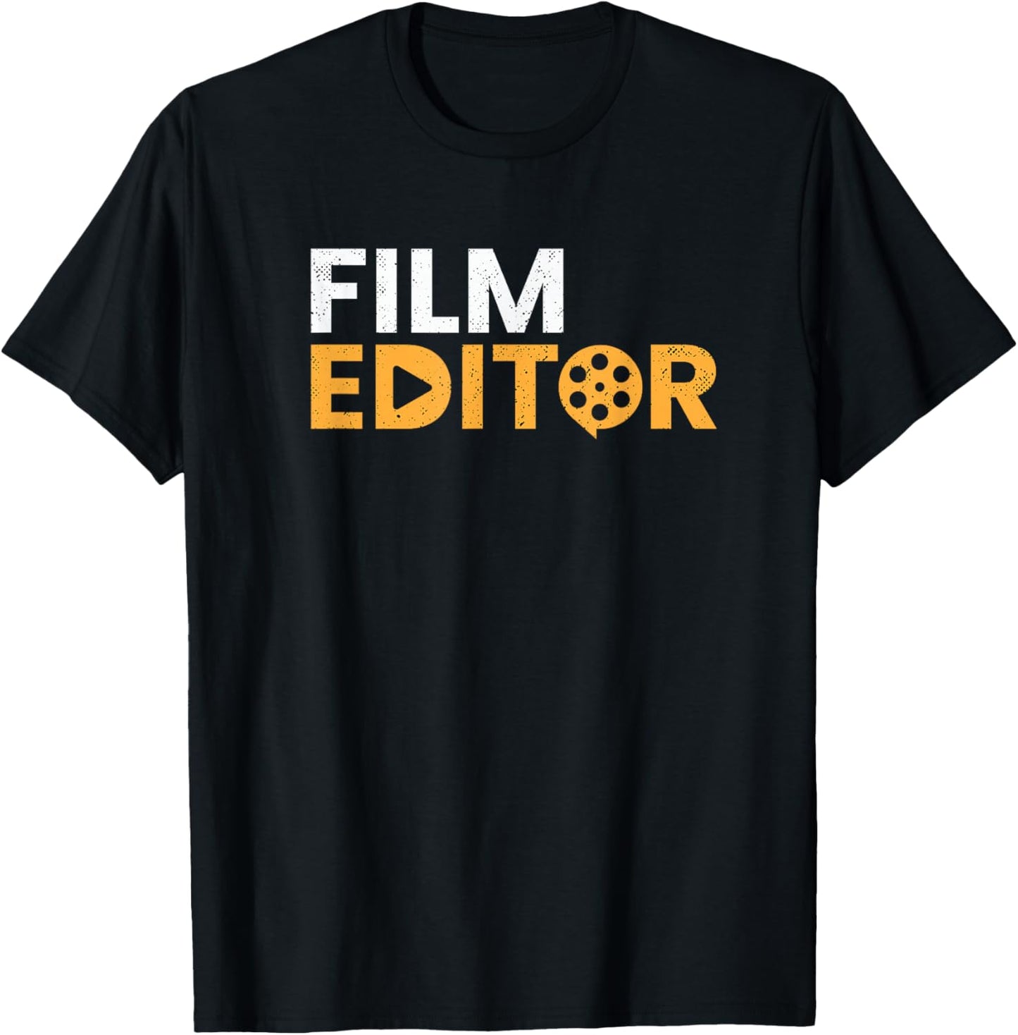 Filmeditor Video director Cameraman Filmmaker T-Shirt - T-Shirt | Black