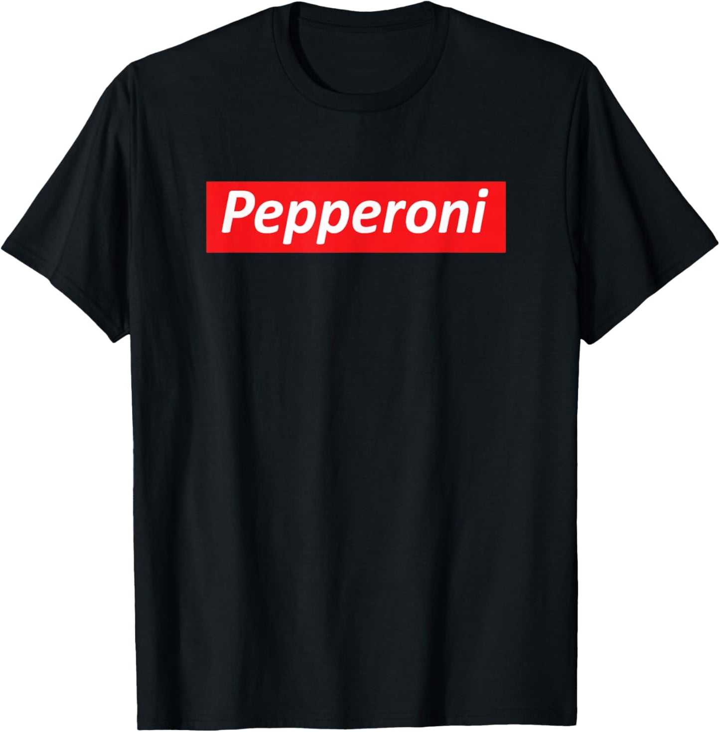 Funny Pizza - Pepperoni & Not Supreme for Teens, Tweens T-Shirt - T-Shirt | Black