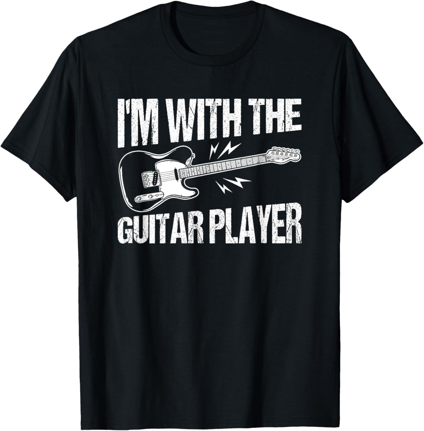 I'm With The Guitar T-Shirt - T-Shirt | Black