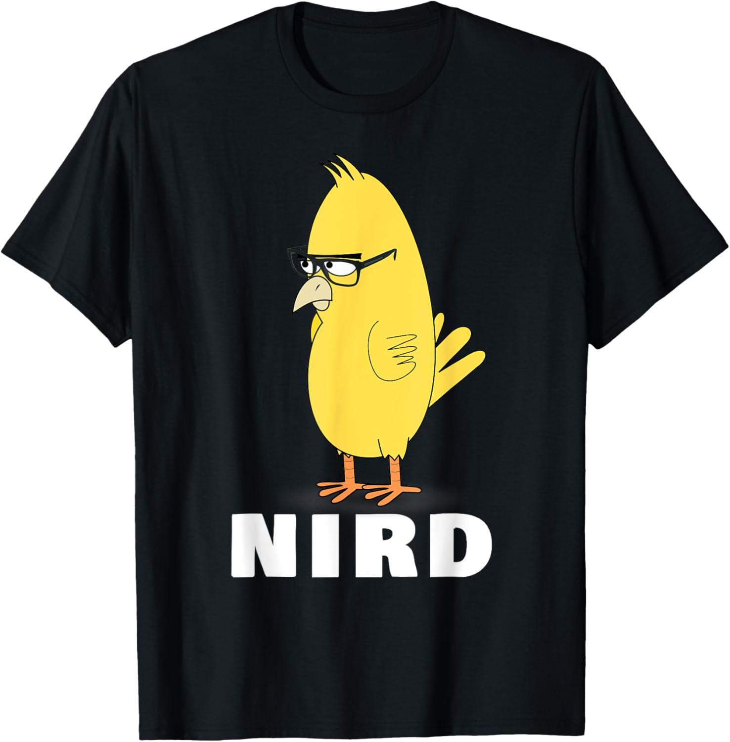 Nird Bird T-Shirt - T-Shirt | Black
