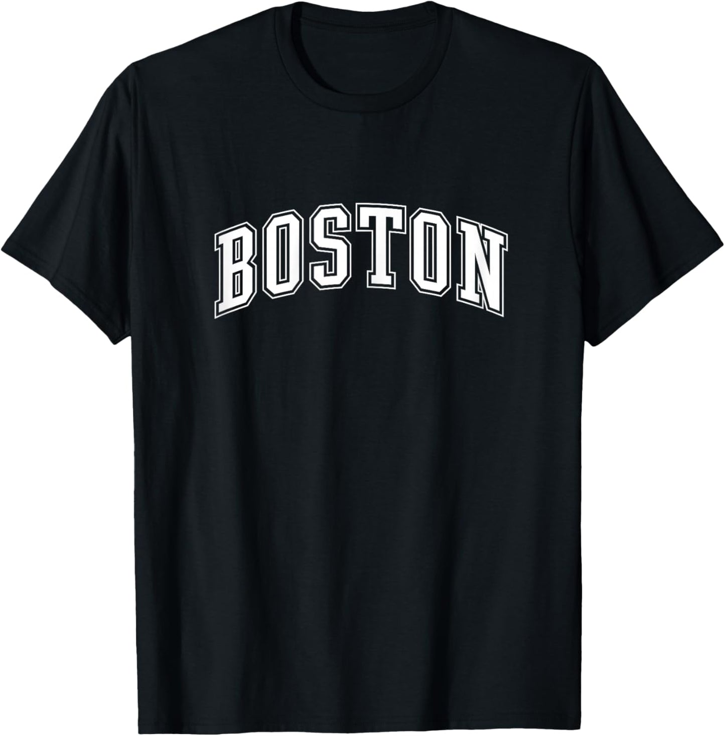 Varsity Pink Boston T-Shirt - T-Shirt | Black