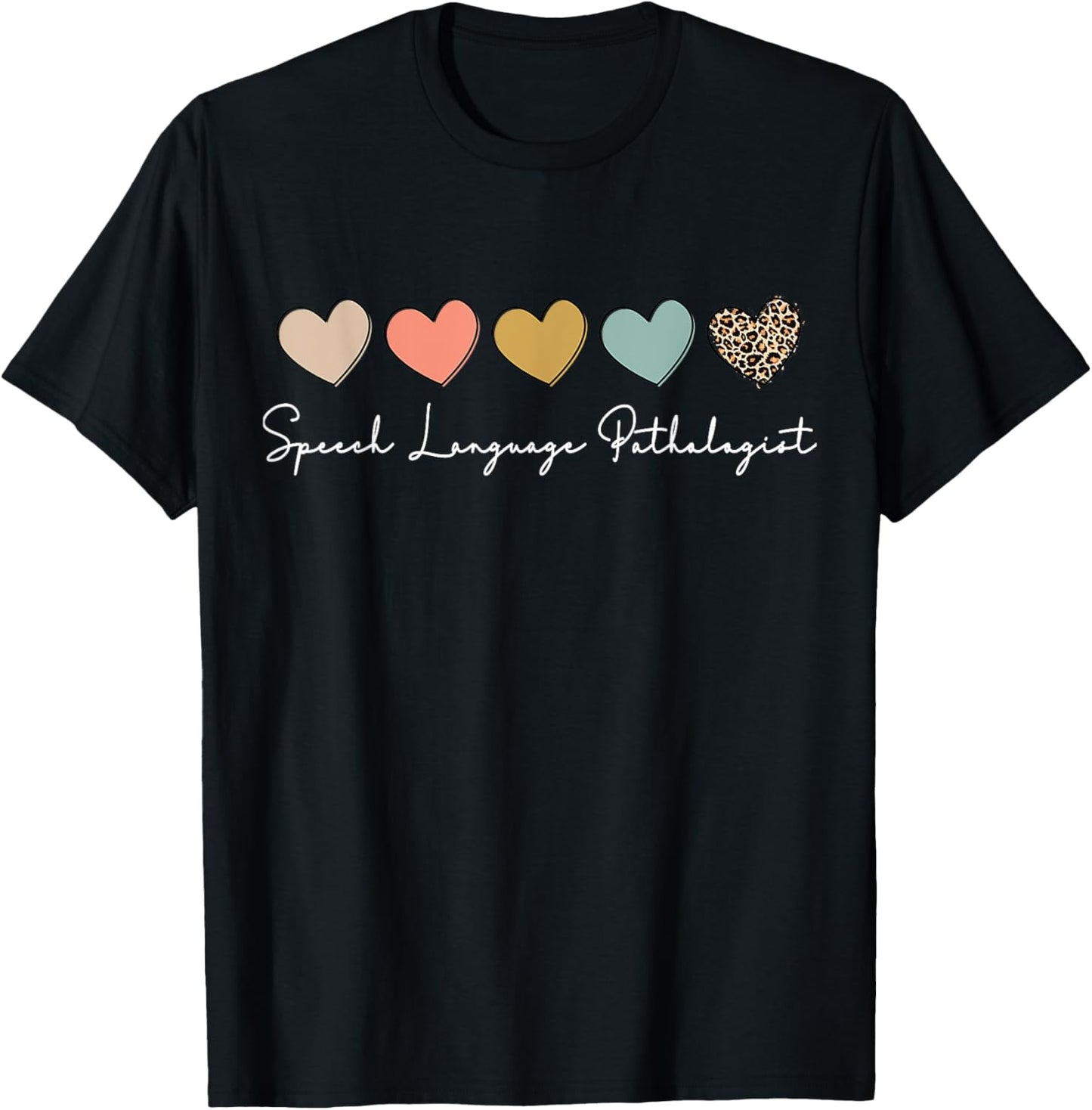 Speech Language Pathologist SLP Speech Therapy Pathology T-Shirt - T-Shirt | Black