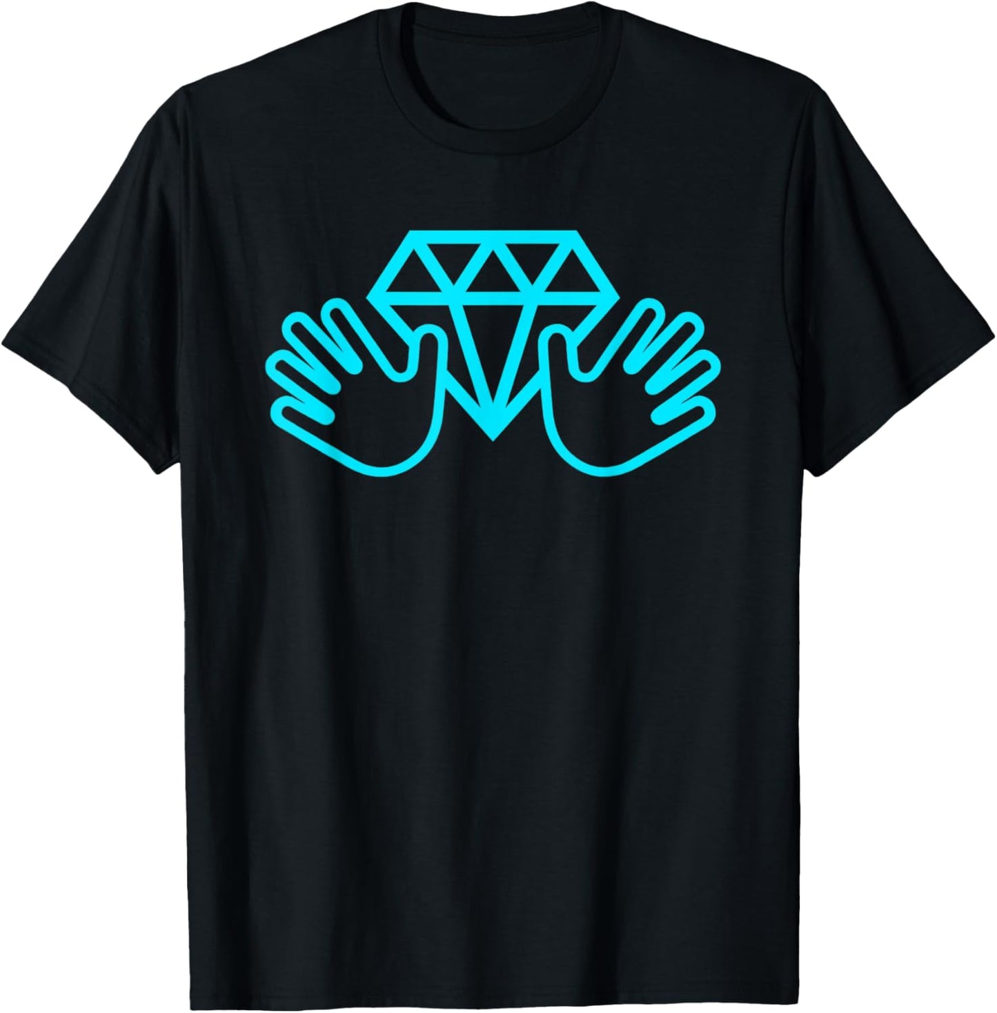 Diamonds Hands HODL - Wall Street Game Stocks Bets Memes T-Shirt - T-Shirt | Black