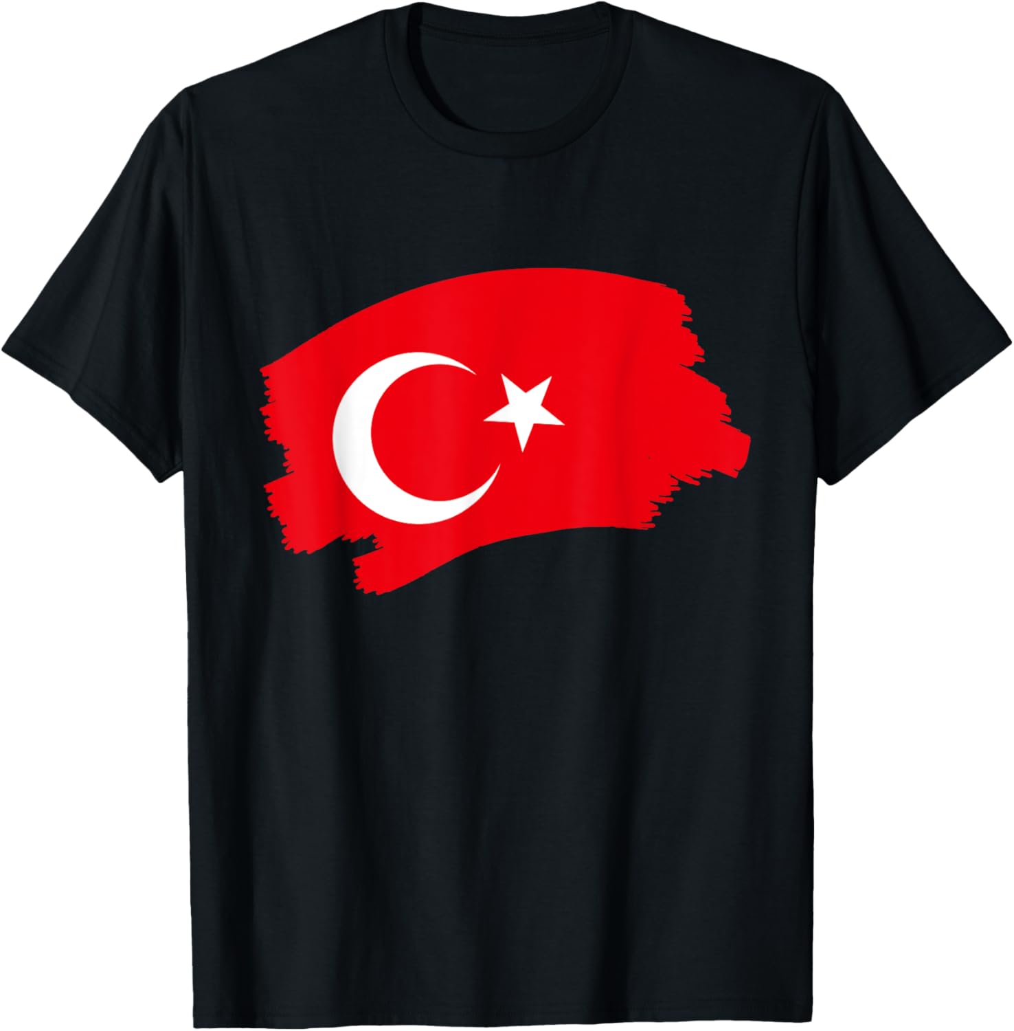 Turkish Flag Turkey T-Shirt - T-Shirt | Black