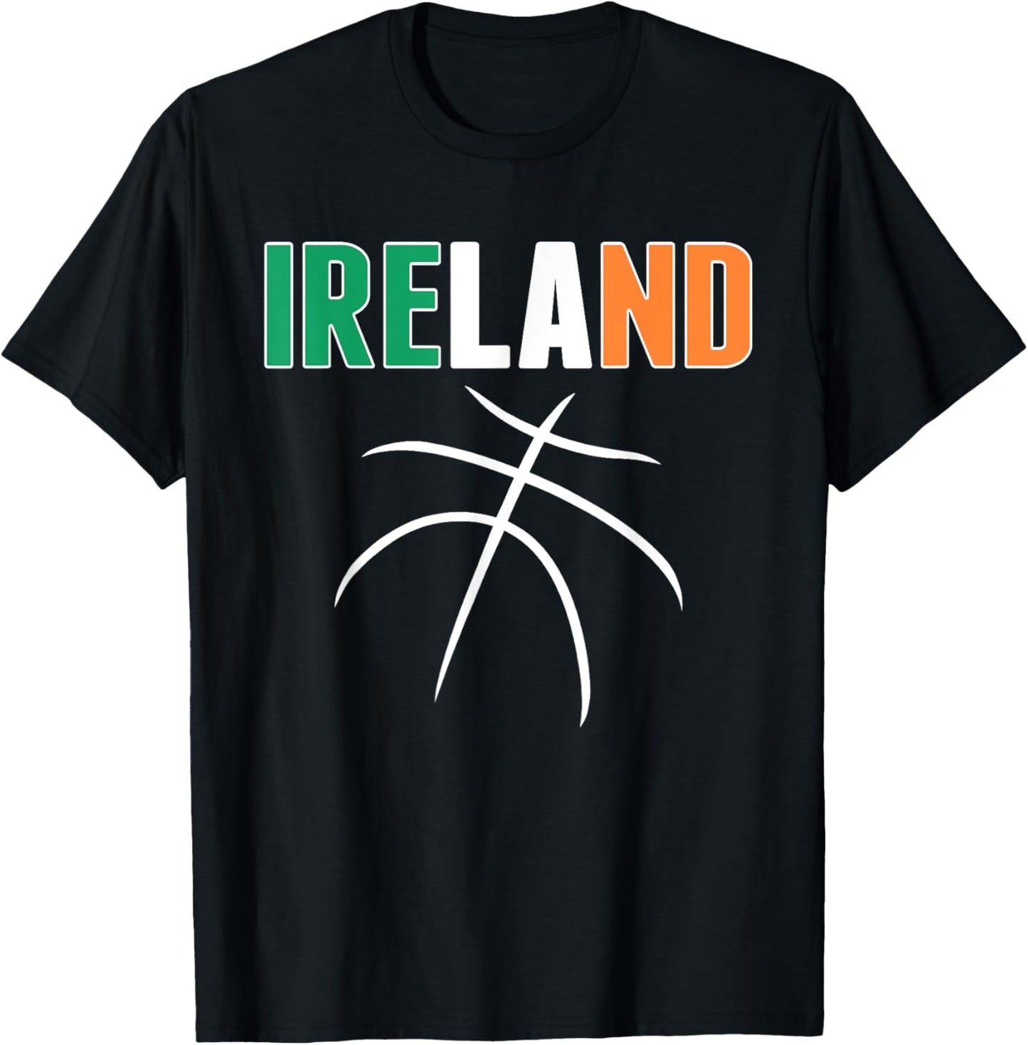 Ireland Basketball Lovers Jersey - Irish Flag Summer Sports Men Women Kids T-Shirt - T-Shirt | Black