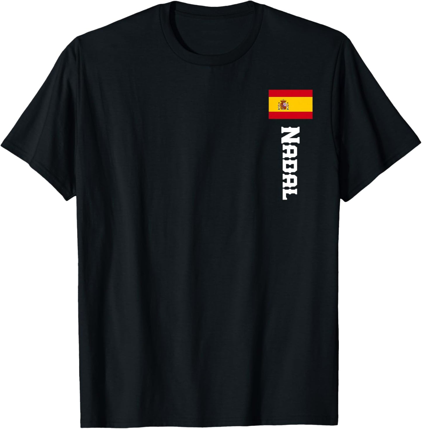 Nadal Last Name Spain Shirt , Women, Kids T-Shirt - T-Shirt | Black