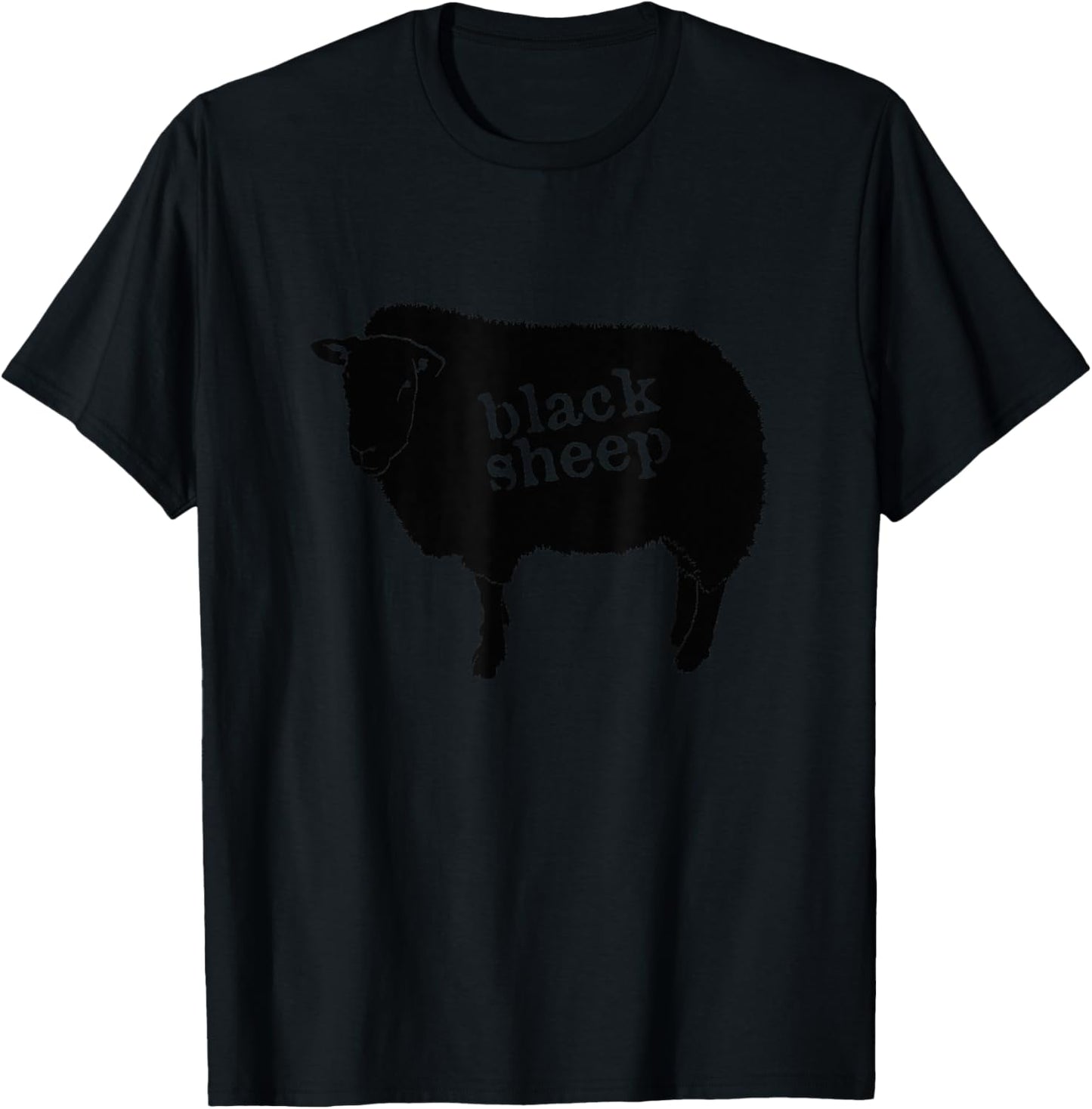 Black Sheep Misfit Outcast Rebel T-Shirt - T-Shirt | Black