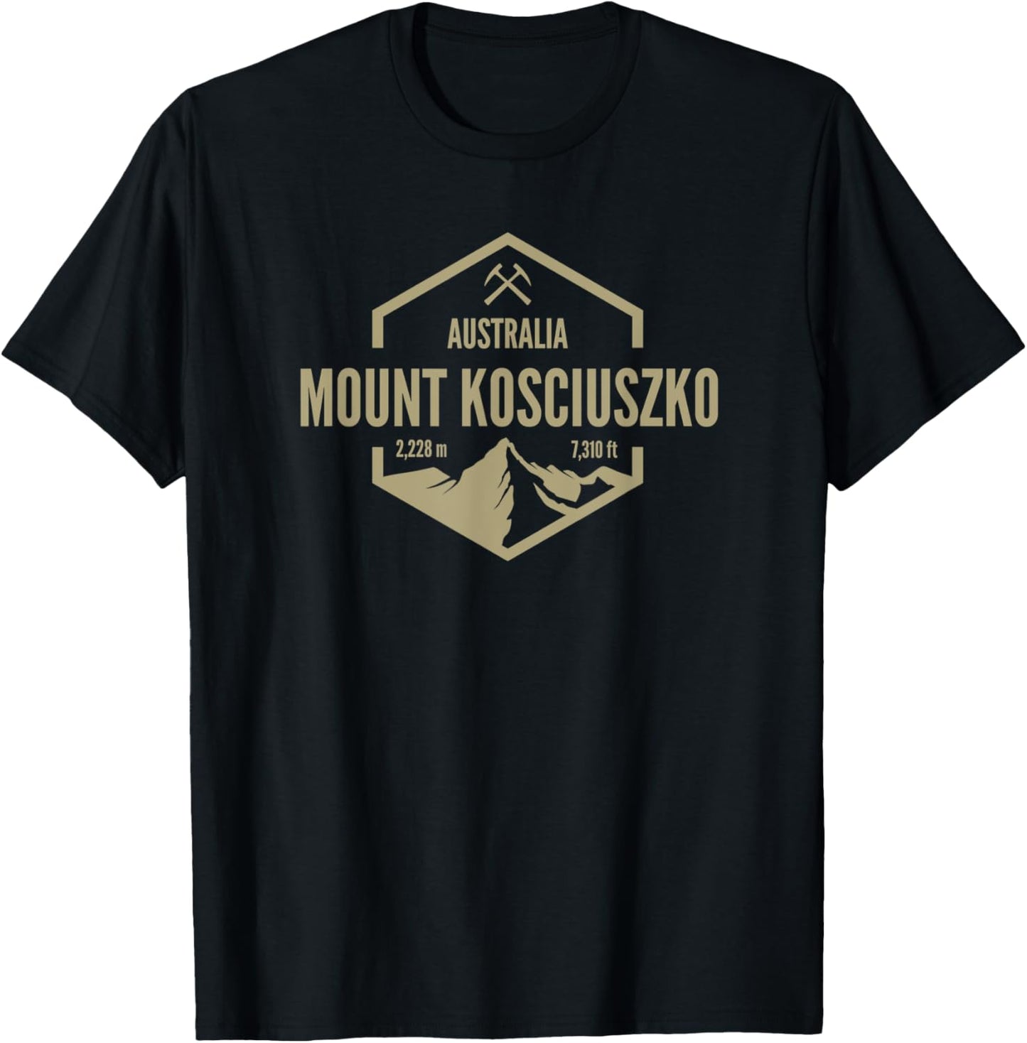 Mount Kosciuszko T-Shirt - T-Shirt | Black
