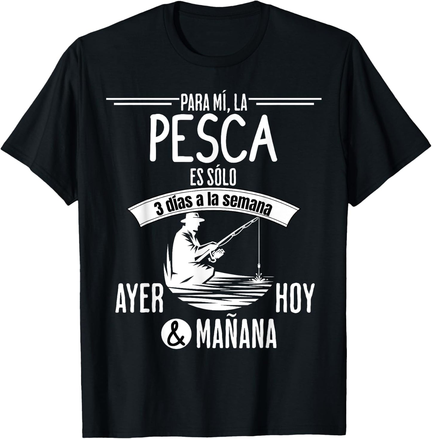 Pesca Regalo divertido para un Pescador T-Shirt - T-Shirt | Black