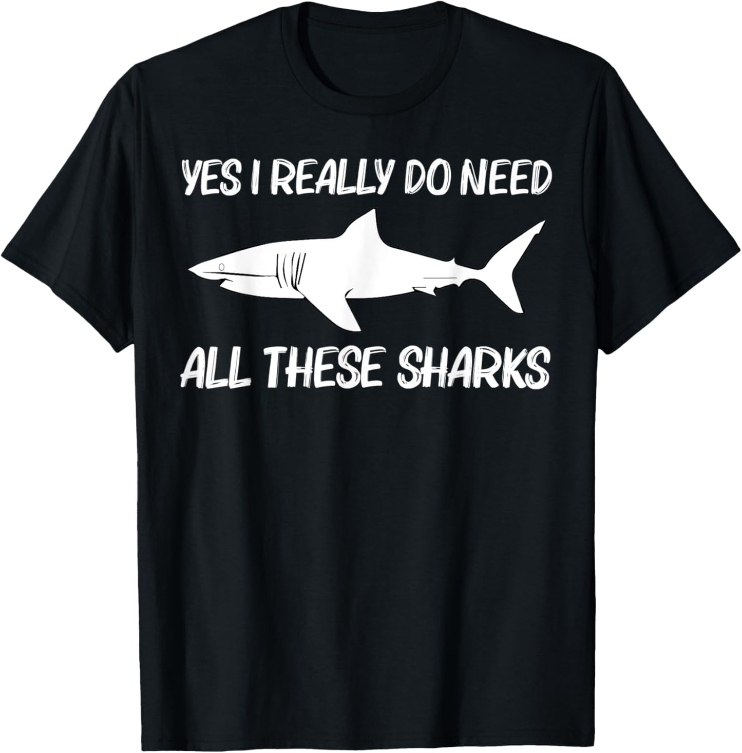 Cool Shark Women Great White Megalodon Fish Animal T-Shirt - T-Shirt | Black