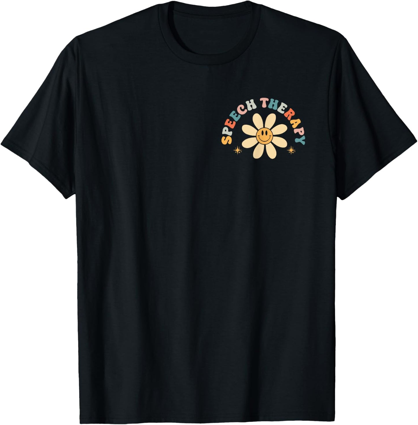 Speech Therapy Pocket Design SLP Language Pathologist T-Shirt - T-Shirt | Black