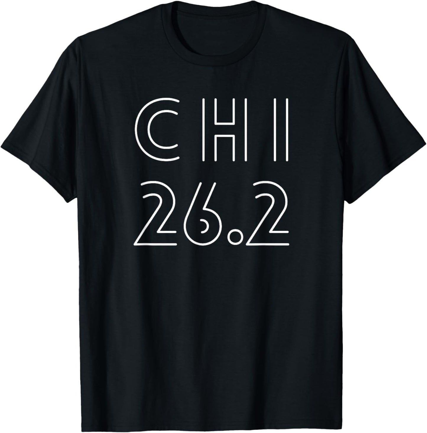 Chicago 26.2 Marathon T-Shirt - T-Shirt | Black